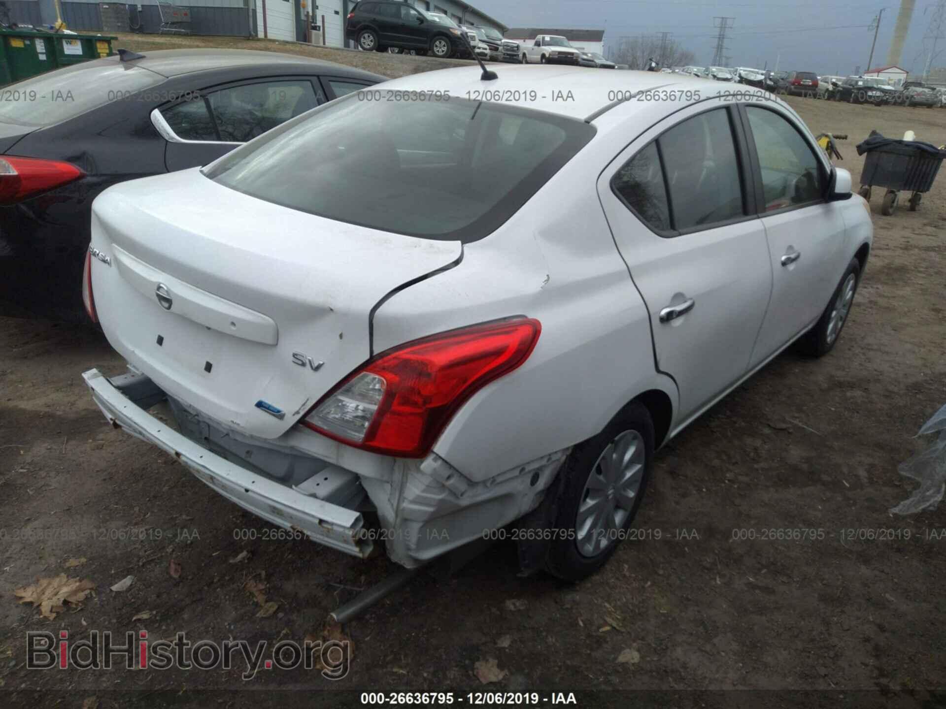2012 NISSAN VERSA - VIN: 3N1CN7AP2CL908382 - Фото 4