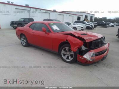 2016 Dodge CHALLENGER SXT, red — VIN 2C3CDZAG4GH171698, IAAI