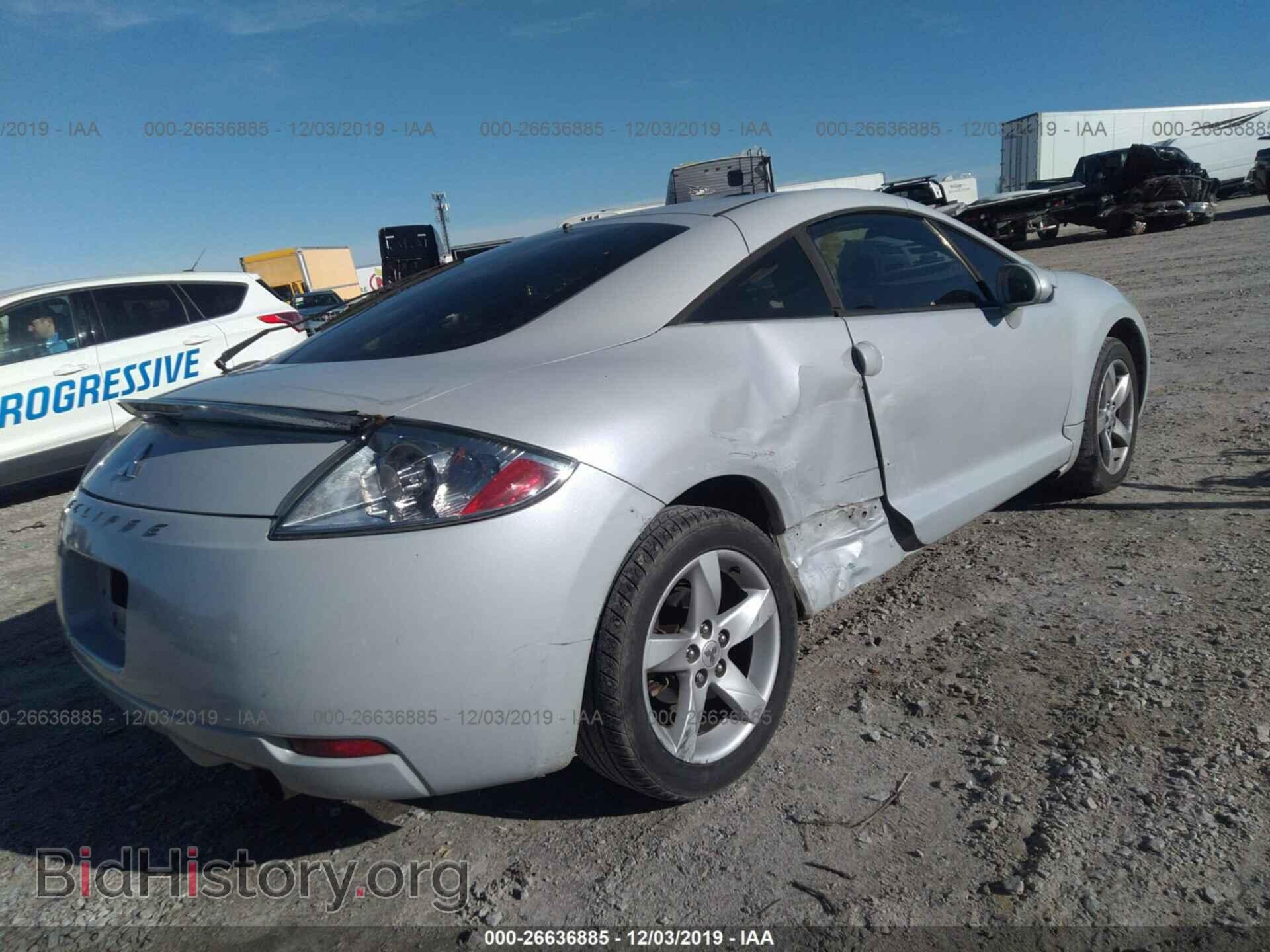 2007 MITSUBISHI ECLIPSE - VIN: 4A3AK24F37E002313 - Фото 4