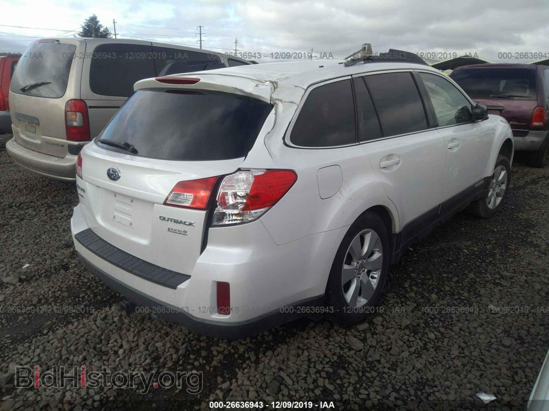 2012 SUBARU OUTBACK - VIN: 4S4BRBGC7C3303107 - Фото 4