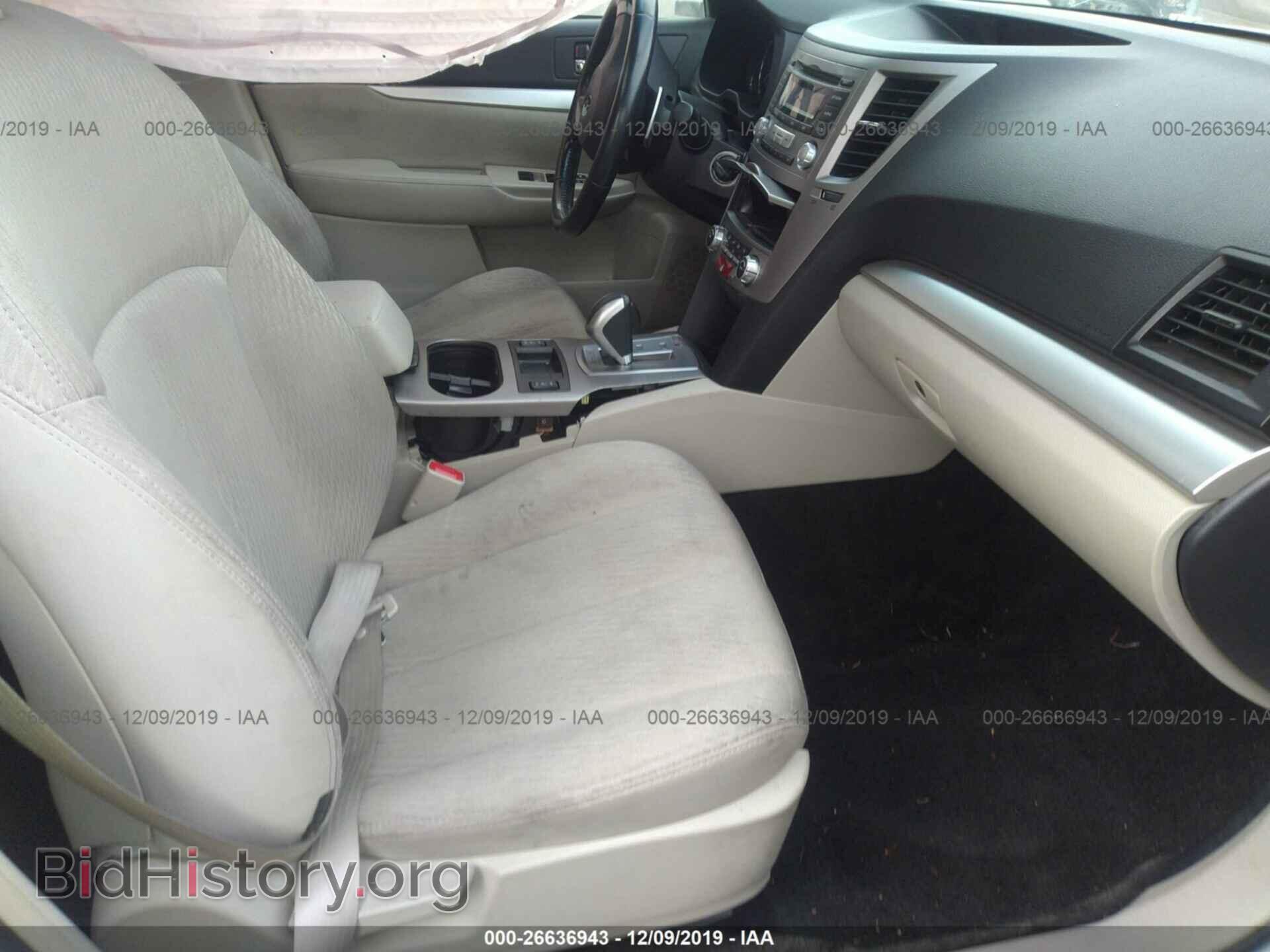 2012 SUBARU OUTBACK - VIN: 4S4BRBGC7C3303107 - Фото 5