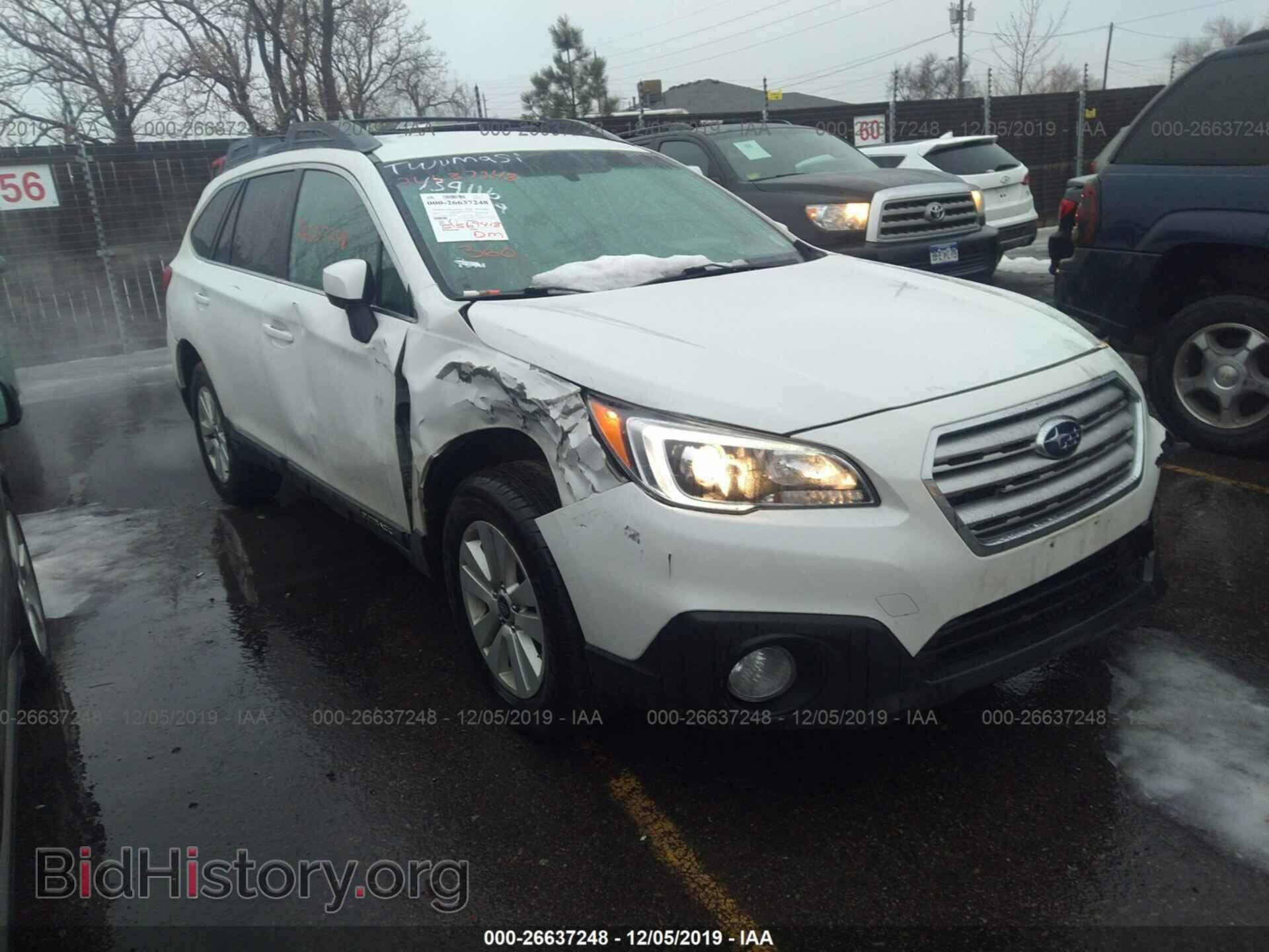 Фотография 4S4BSBCC5F3285639 - SUBARU OUTBACK 2015