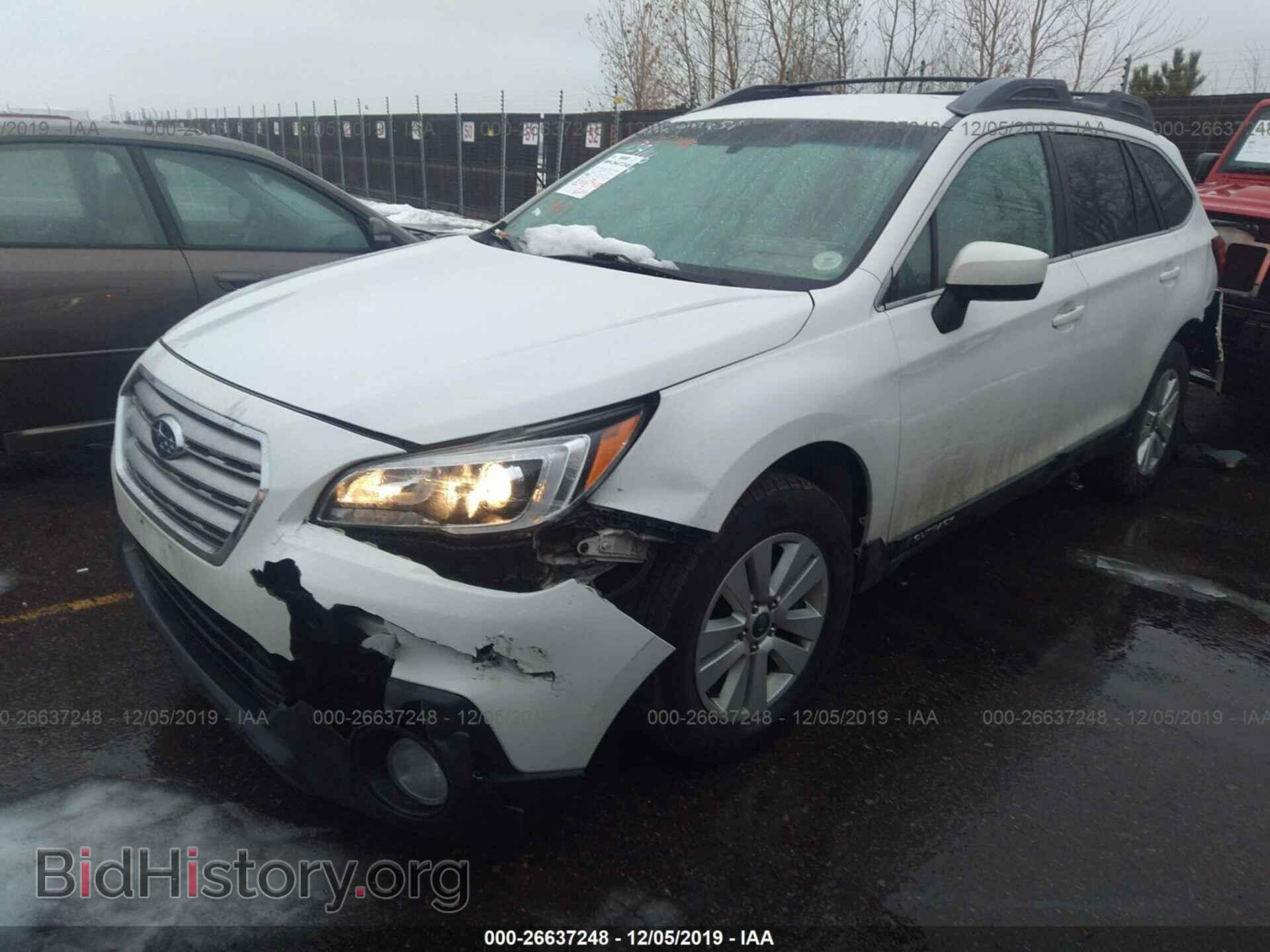 2015 SUBARU OUTBACK - VIN: 4S4BSBCC5F3285639 - Фото 2