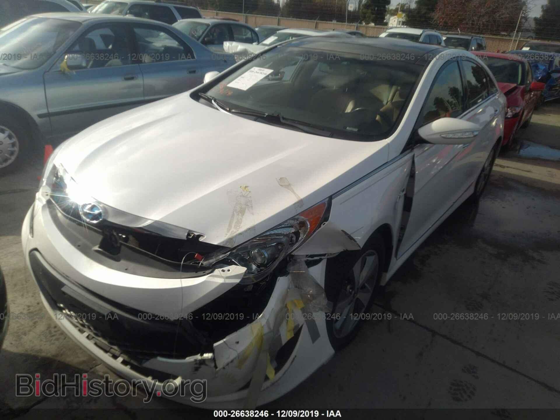 2012 HYUNDAI SONATA - VIN: KMHEC4A4XCA036357 - Фото 2