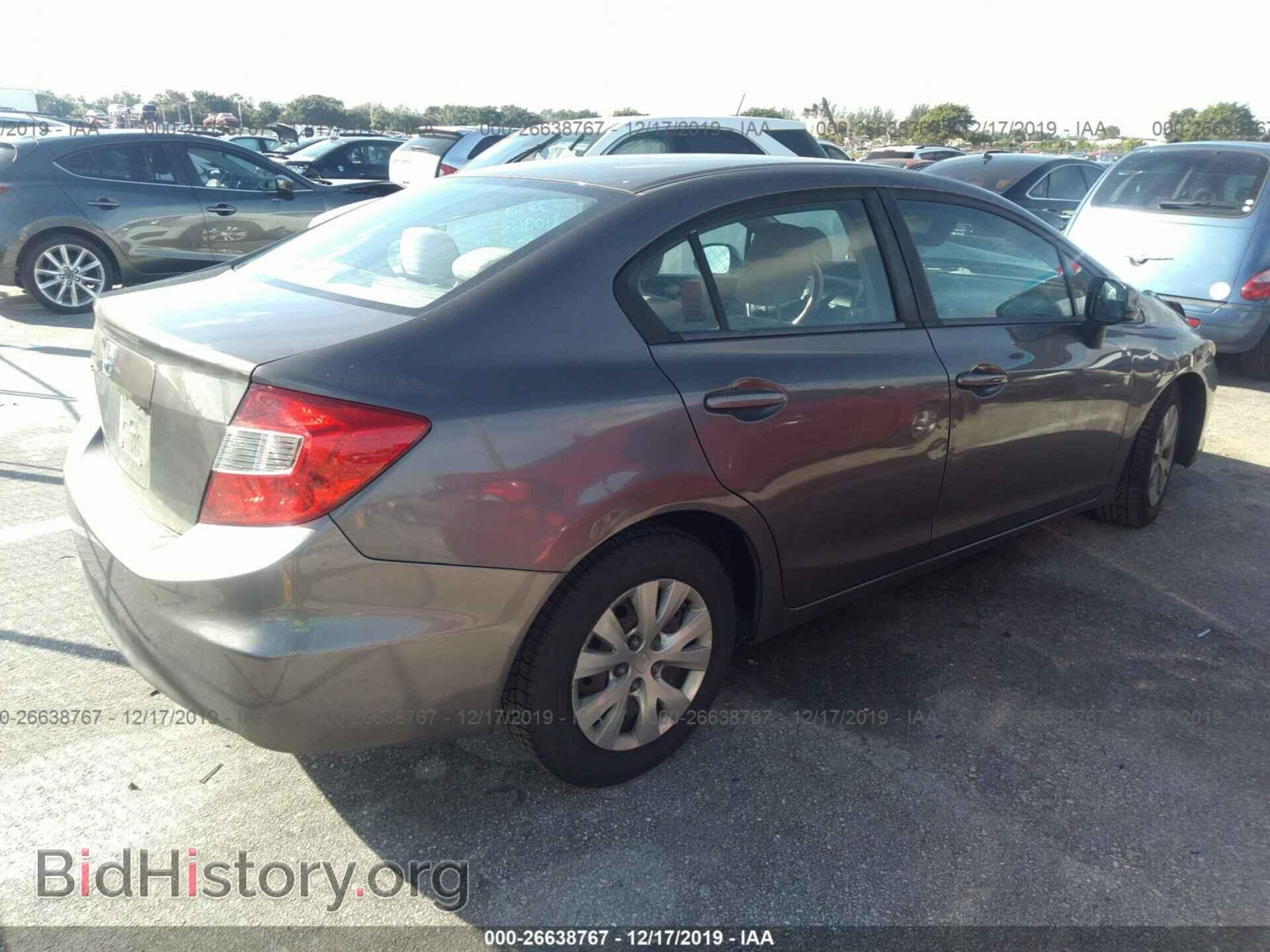 2012 Honda Civic - VIN: 19XFB2F51CE054471 - Фото 4