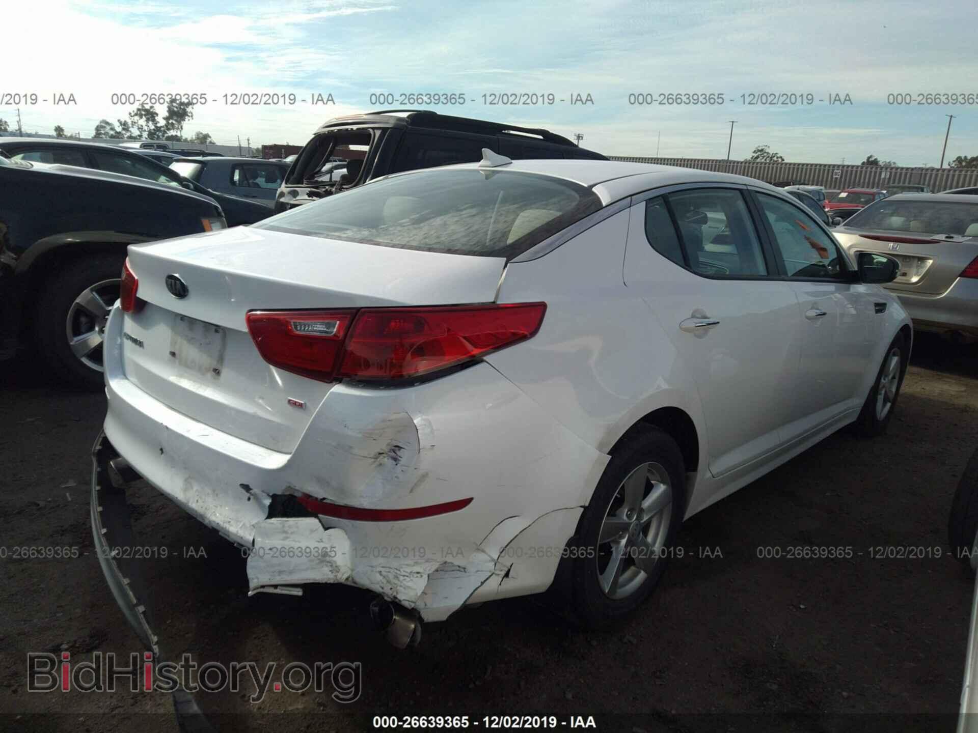 2015 KIA OPTIMA - VIN: KNAGM4A78F5664786 - Фото 4