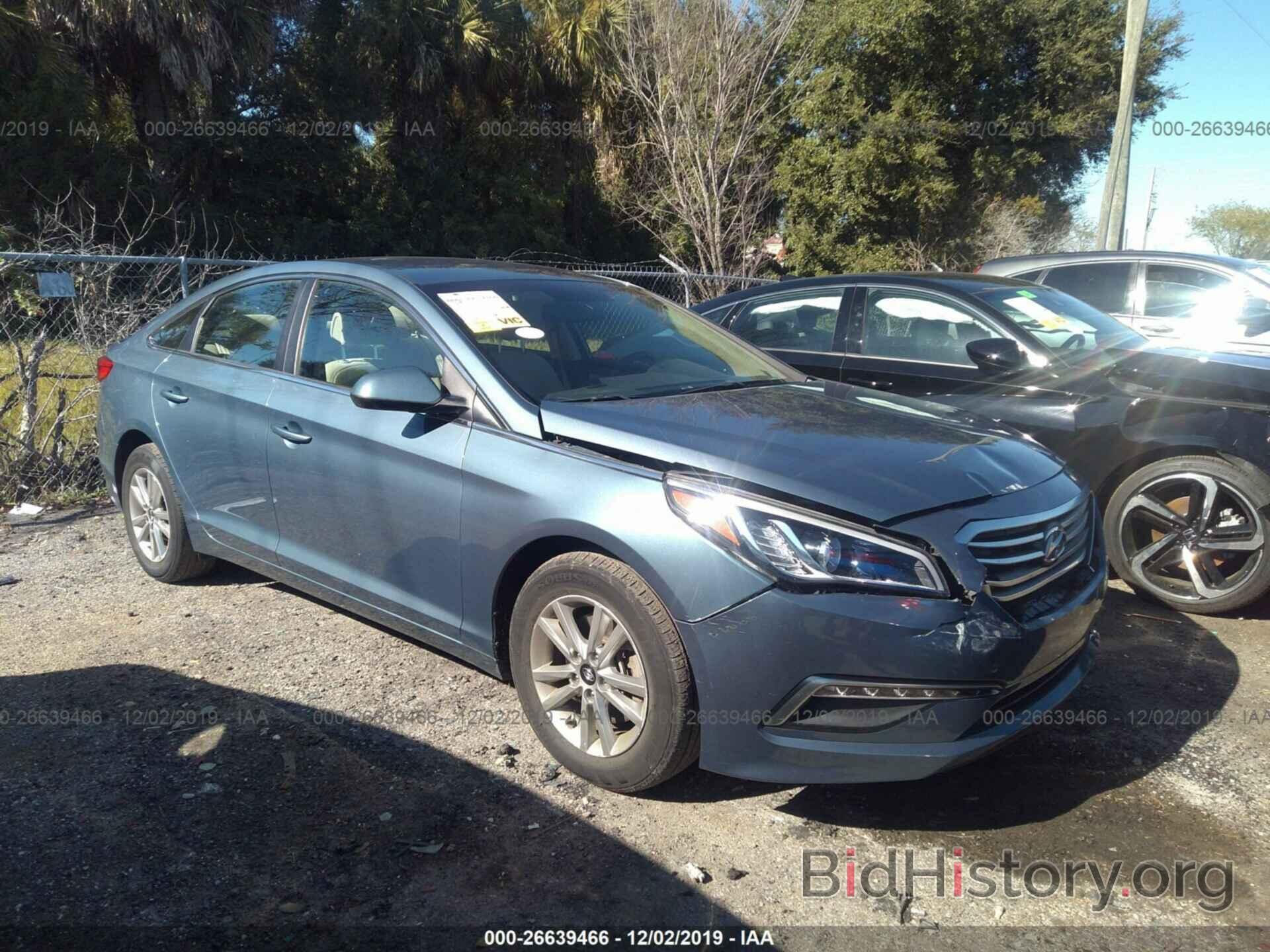 Photo 5NPE24AF9FH163834 - HYUNDAI SONATA 2015