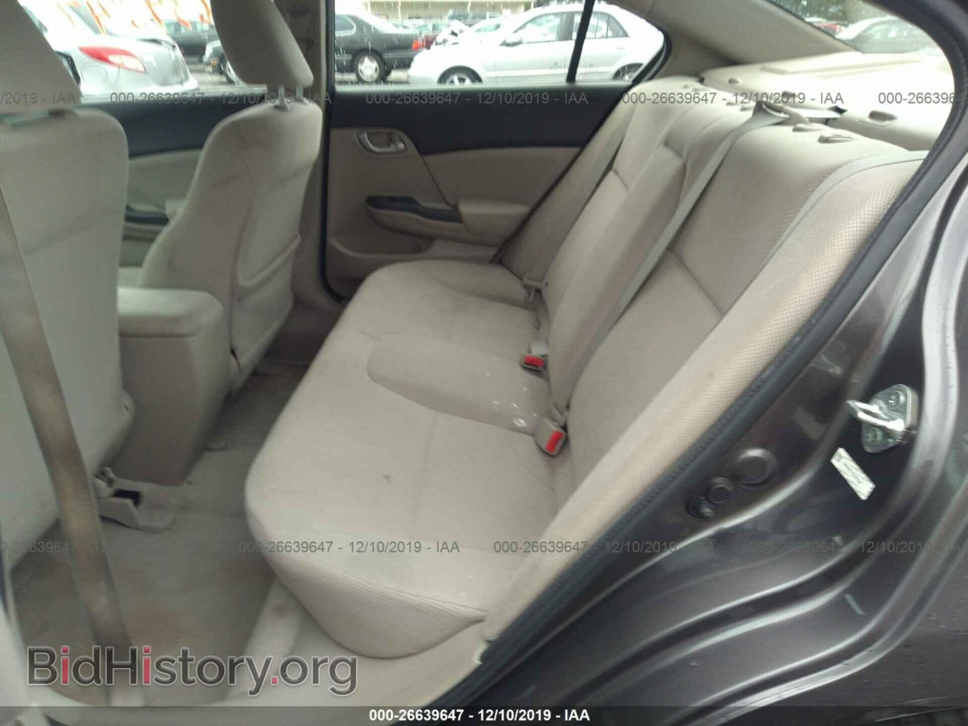2012 HONDA CIVIC - VIN: 19XFB2F51CE357346 - Фото 8