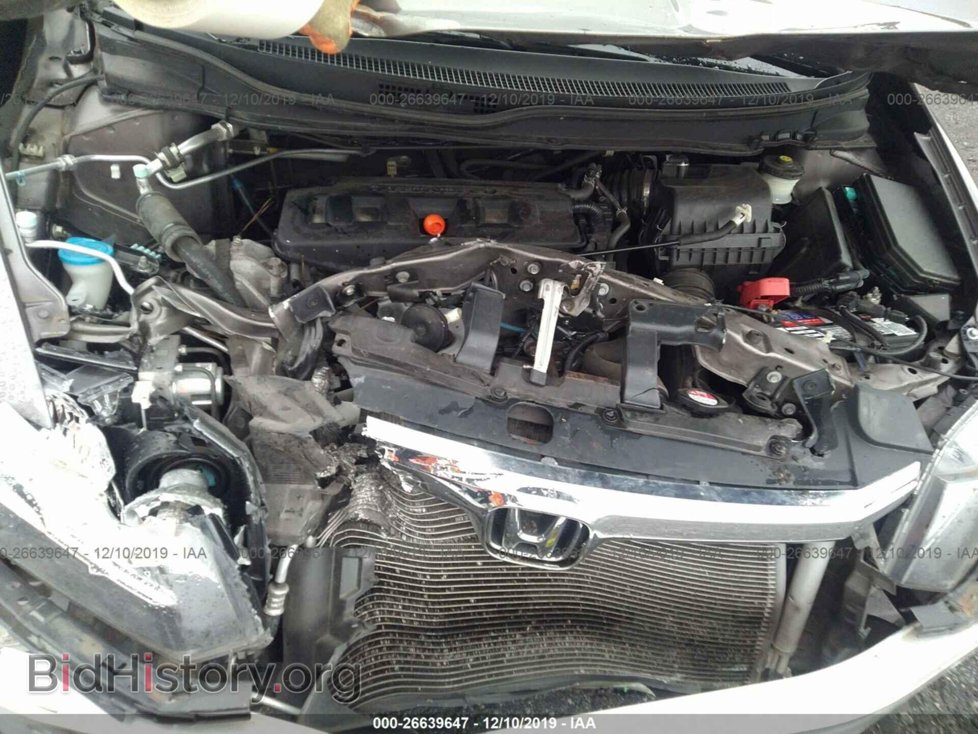 2012 HONDA CIVIC - VIN: 19XFB2F51CE357346 - Фото 10
