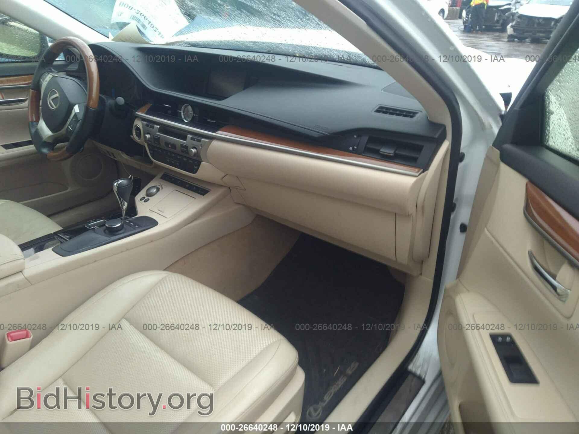 2013 LEXUS ES - VIN: JTHBW1GG0D2001190 - Фото 5