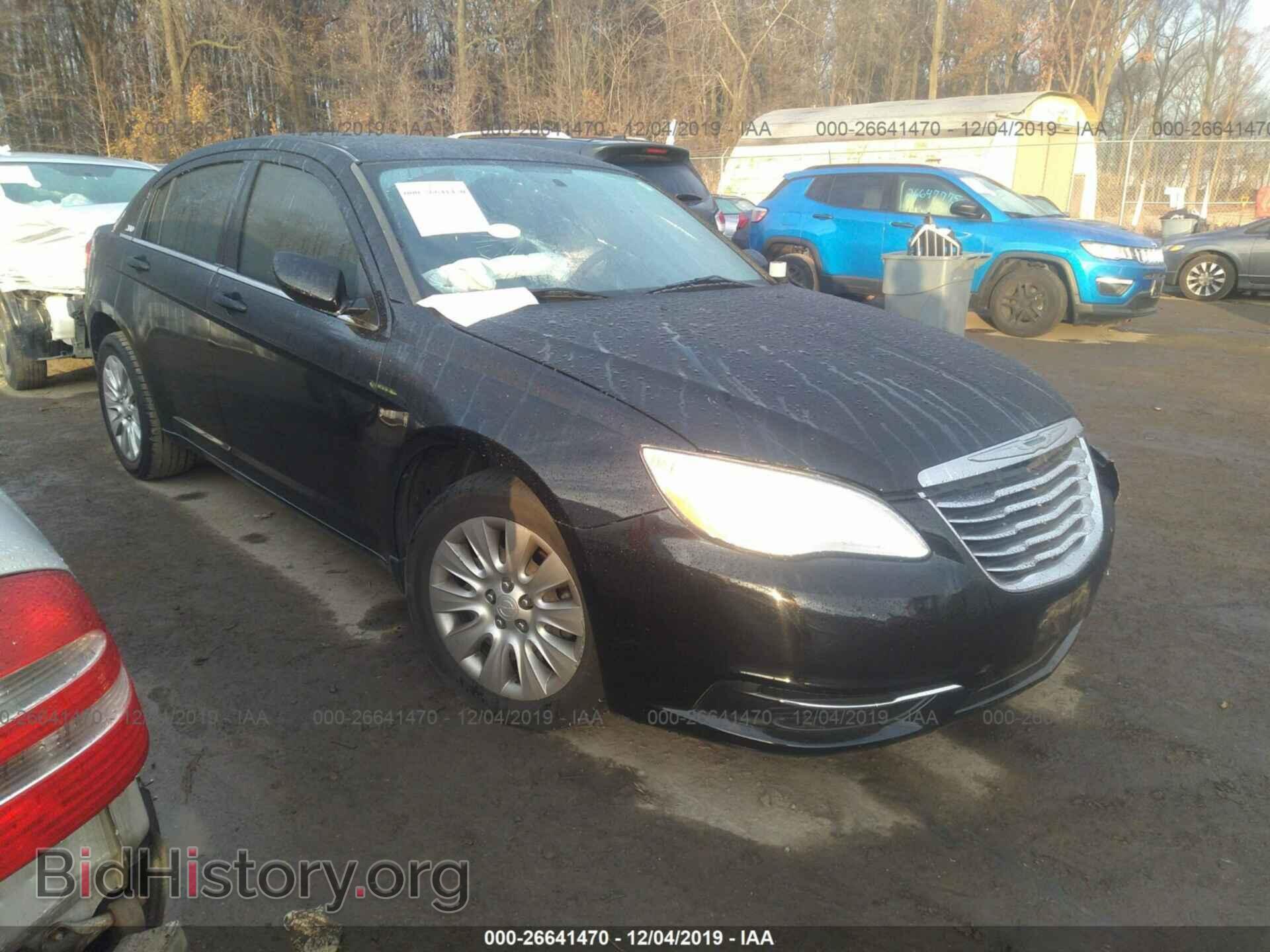Фотография 1C3CCBAB7CN176765 - CHRYSLER 200 2012