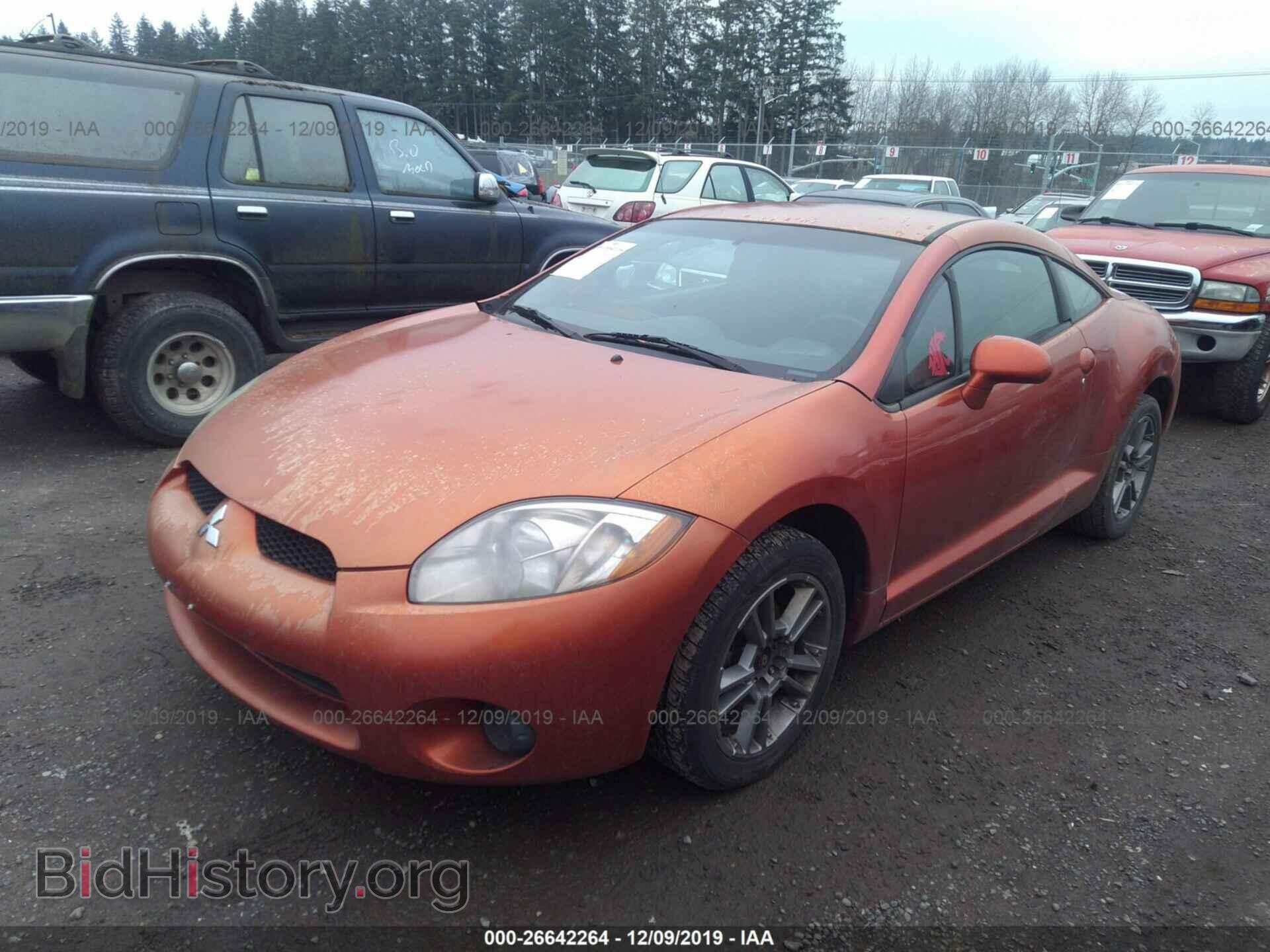 2007 MITSUBISHI ECLIPSE - VIN: 4A3AK24F87E002193 - Фото 2
