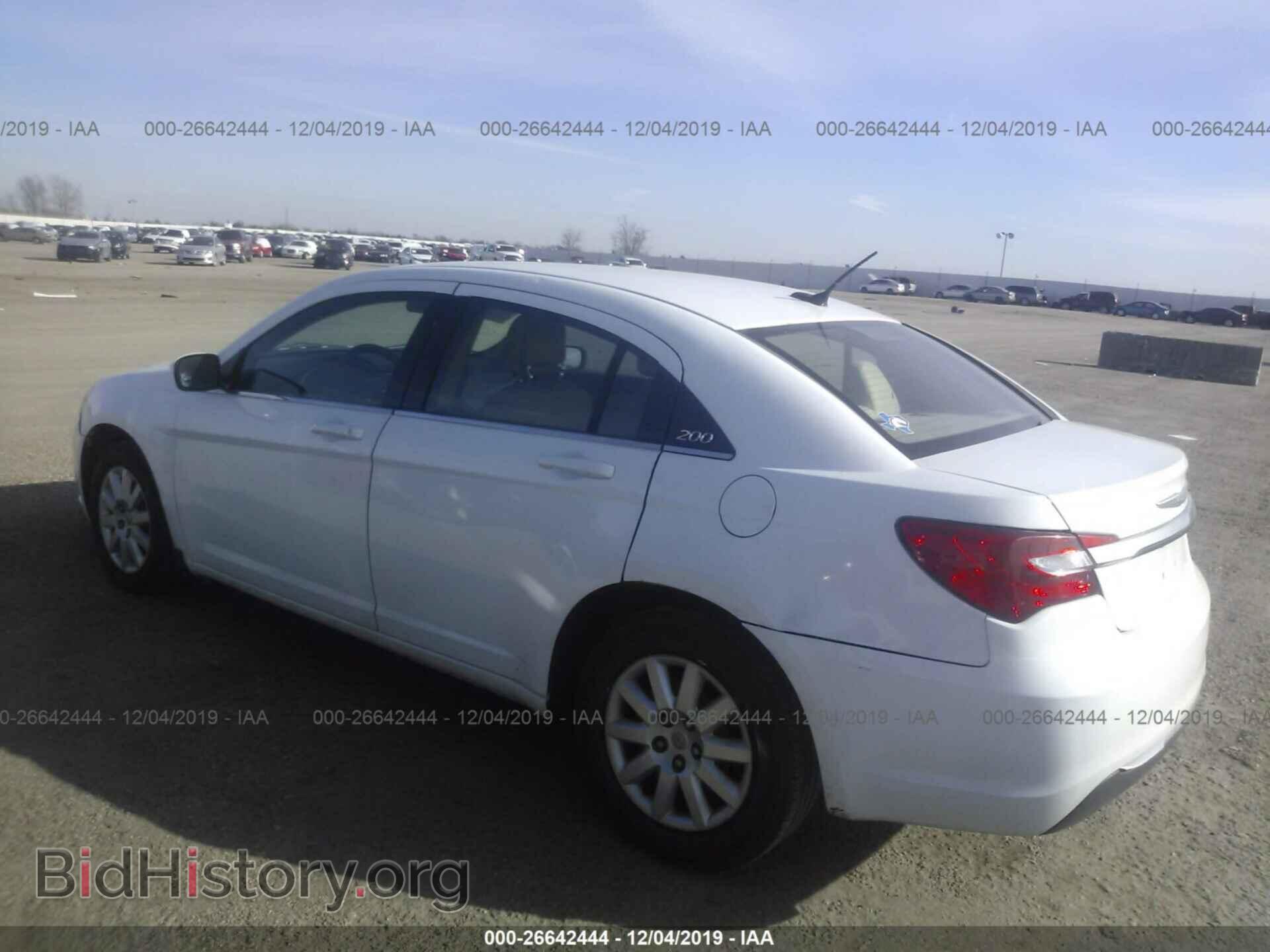 2012 Chrysler 200 - VIN: 1C3CCBAB4CN119455 - Фото 3