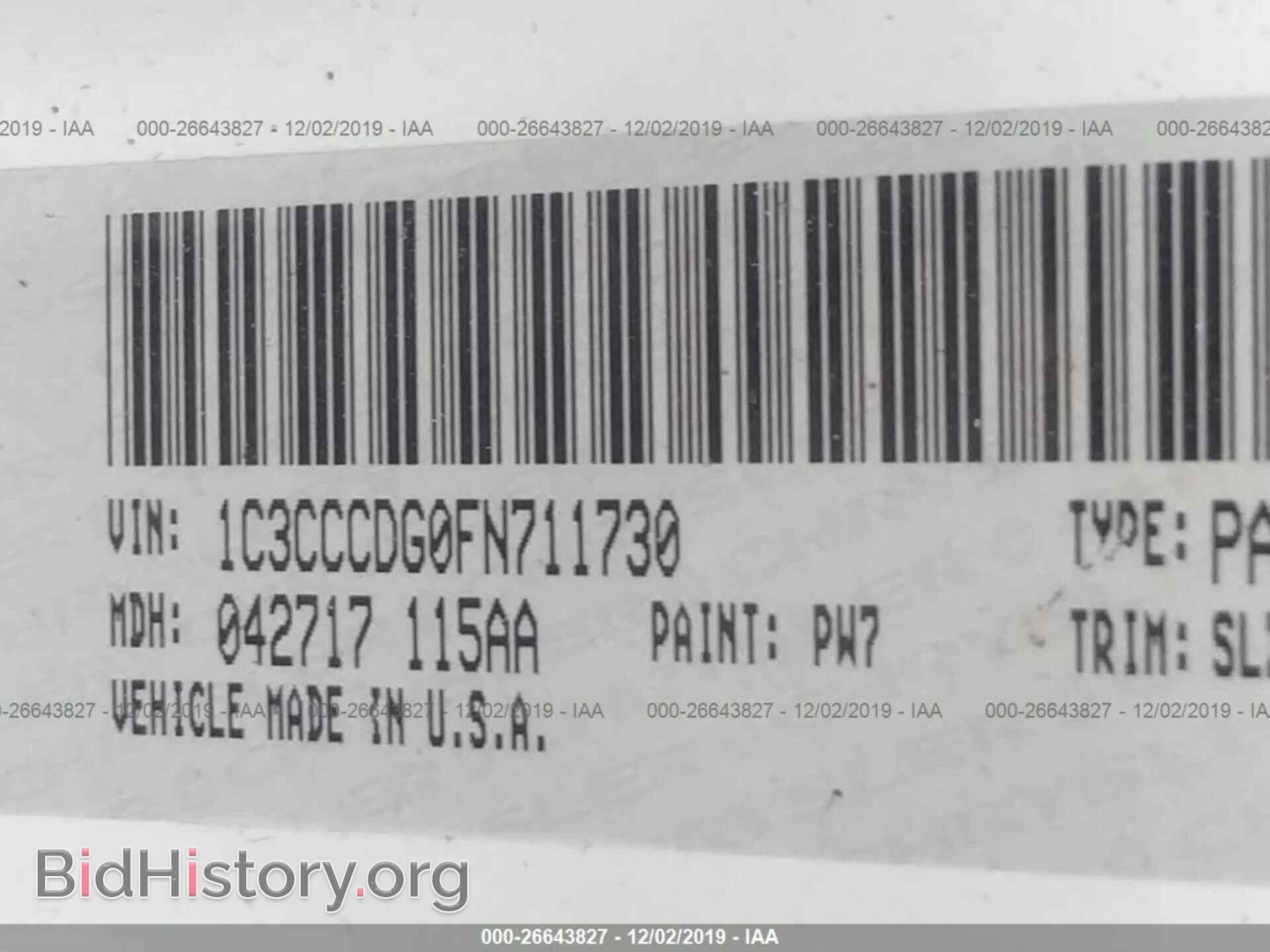 2015 CHRYSLER 200 - VIN: 1C3CCCDG0FN711730 - Photo 9