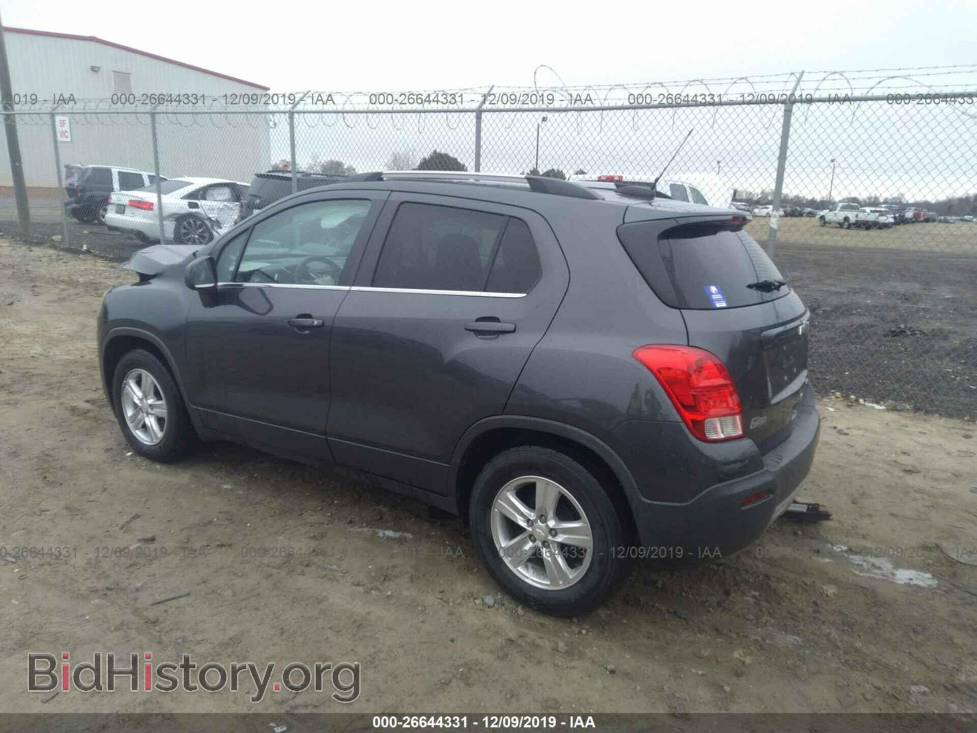 2016 CHEVROLET TRAX - VIN: 3GNCJLSB6GL194208 - Фото 3