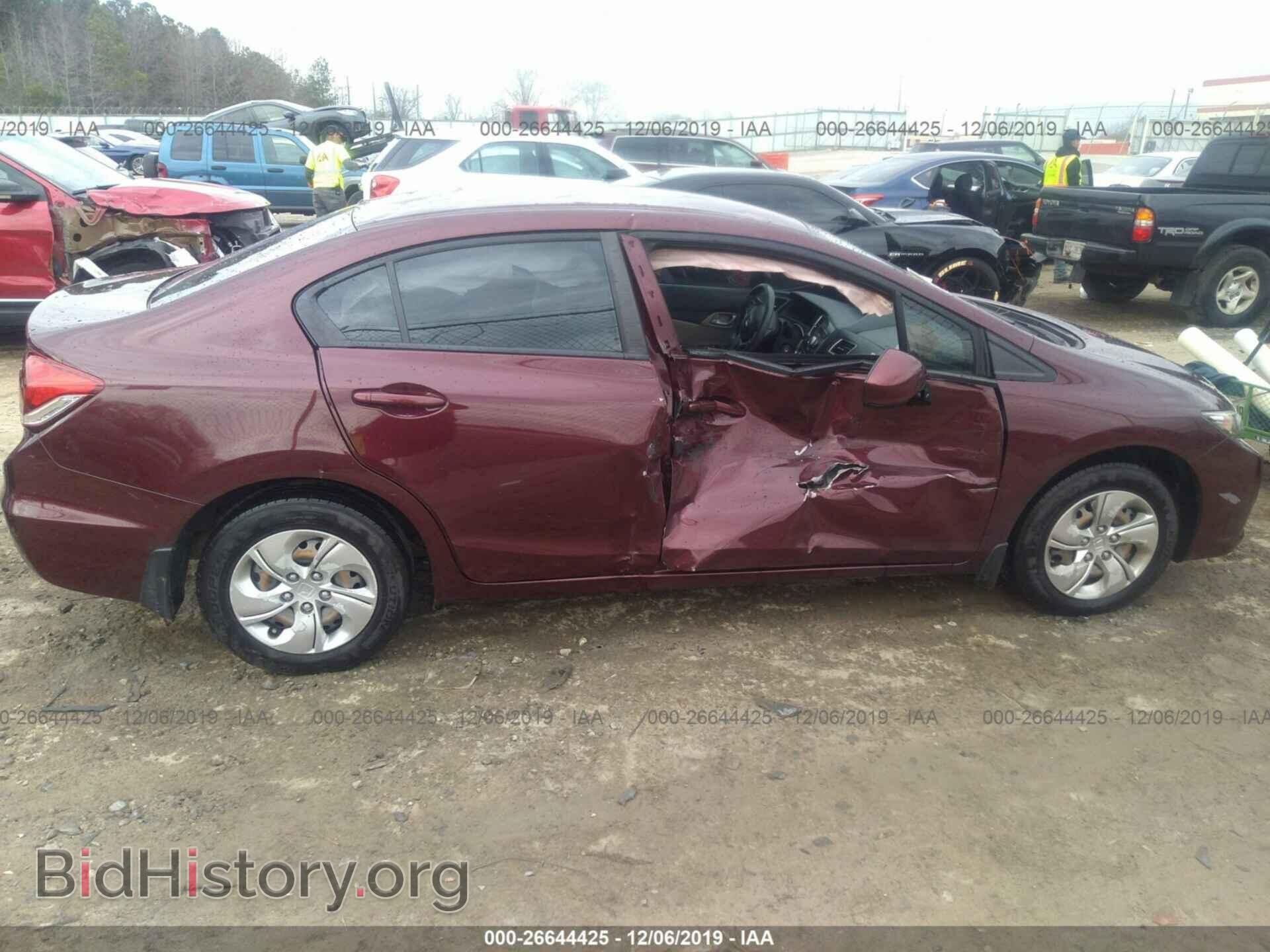2013 HONDA CIVIC - VIN: 19XFB2F54DE085487 - Фото 6
