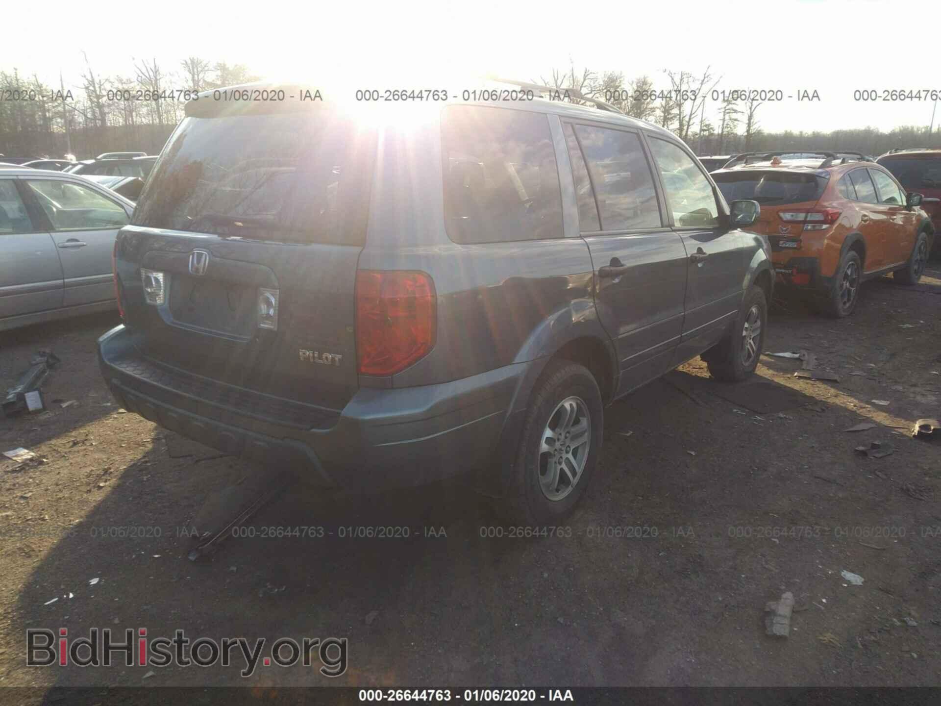2005 HONDA PILOT - VIN: 2HKYF18635H523863 - Фото 4