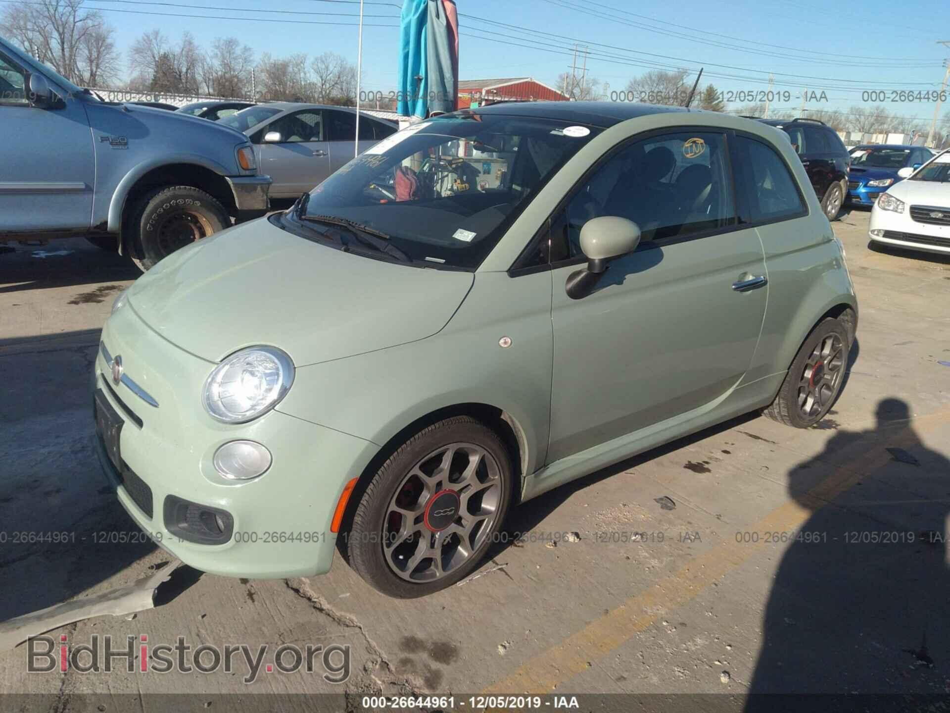 2015 FIAT 500 - VIN: 3C3CFFBR3FT695780 - Фото 2