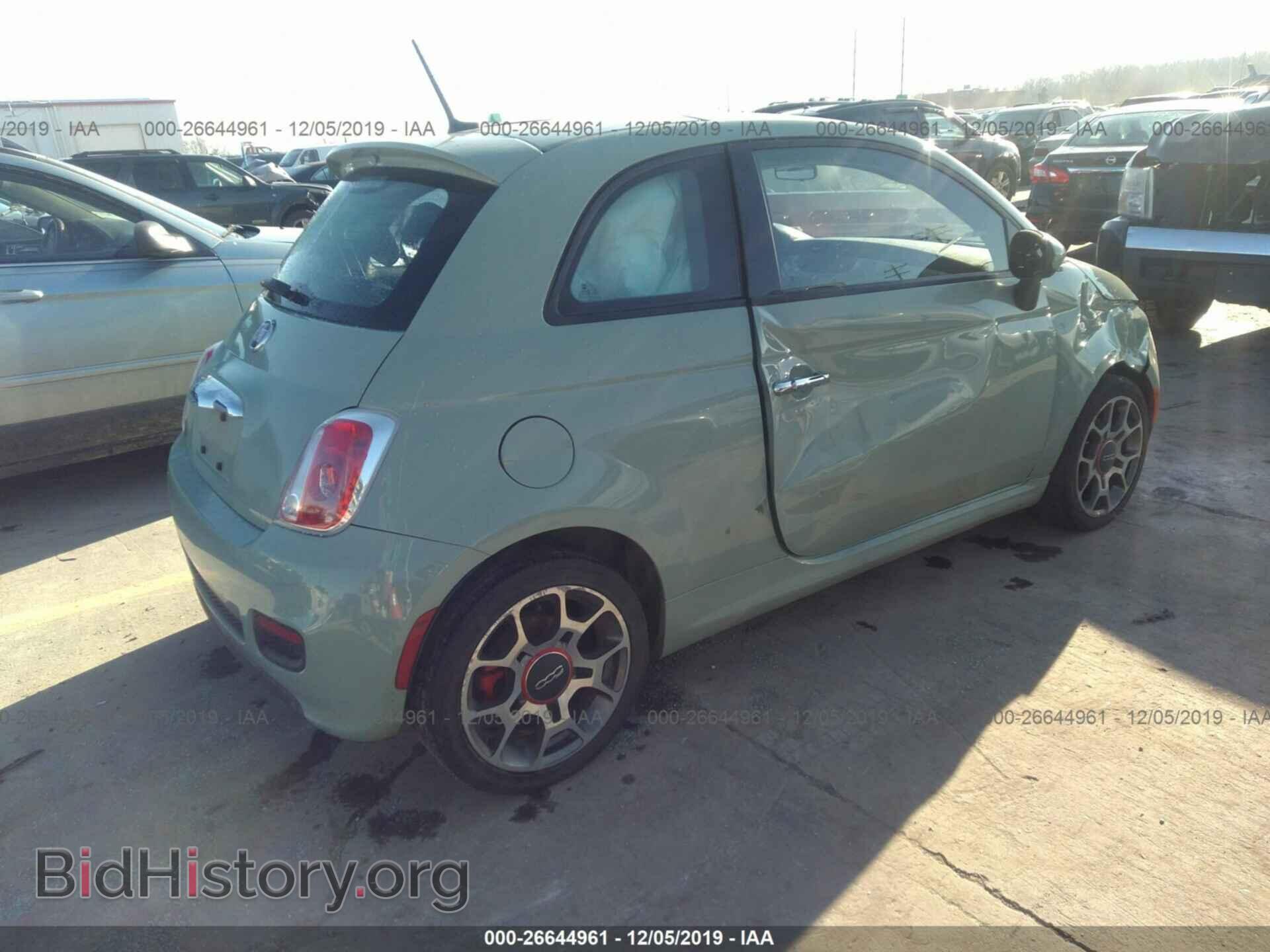 2015 FIAT 500 - VIN: 3C3CFFBR3FT695780 - Фото 4