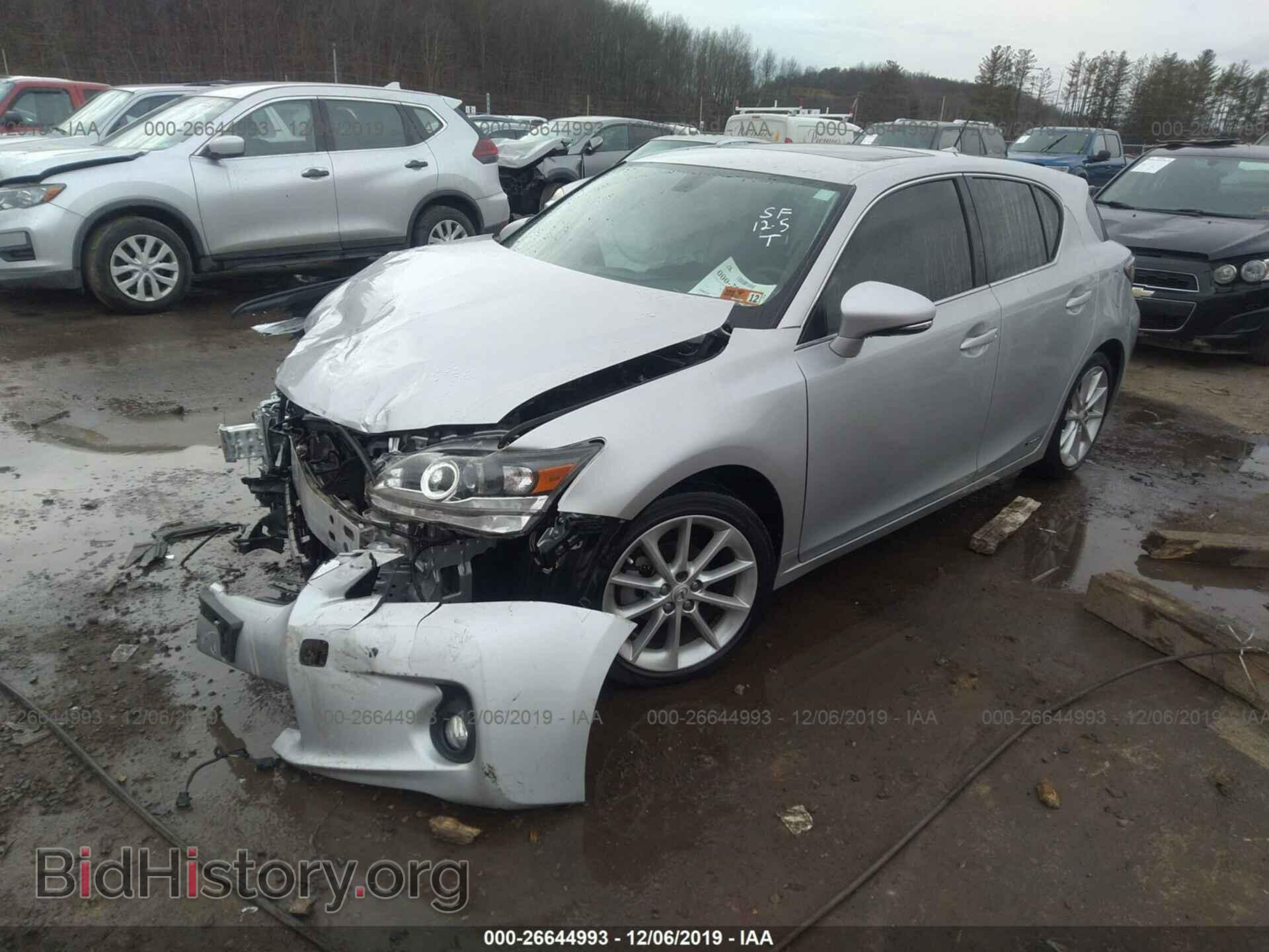 2011 LEXUS CT - VIN: JTHKD5BH1B2041823 - Фото 2