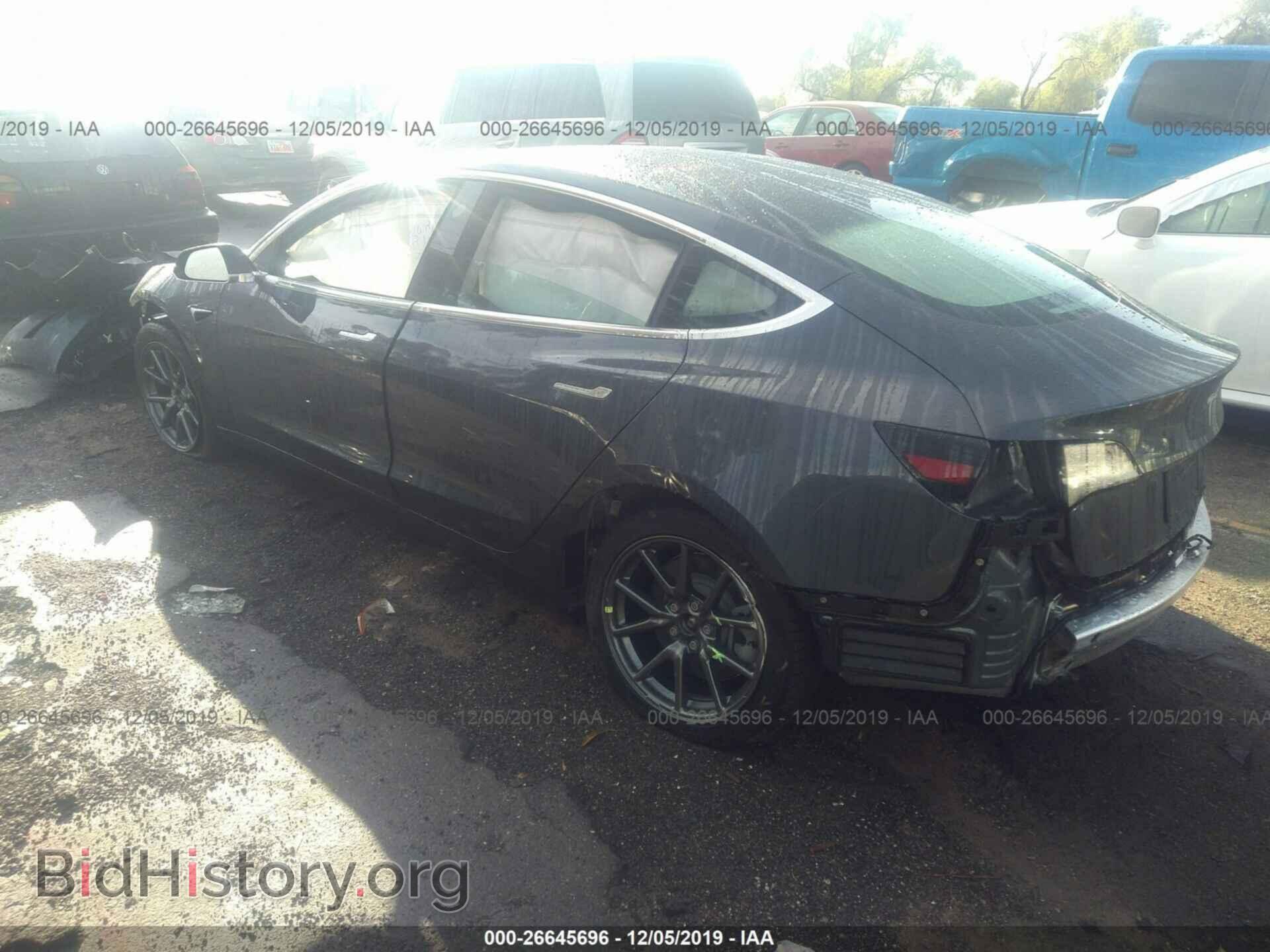 2019 TESLA MODEL 3 - VIN: 5YJ3E1EA7KF480239 - Фото 3