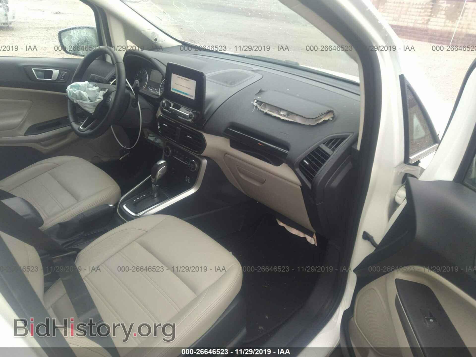 2019 FORD ECOSPORT - VIN: MAJ6S3KL4KC267727 - Фото 5