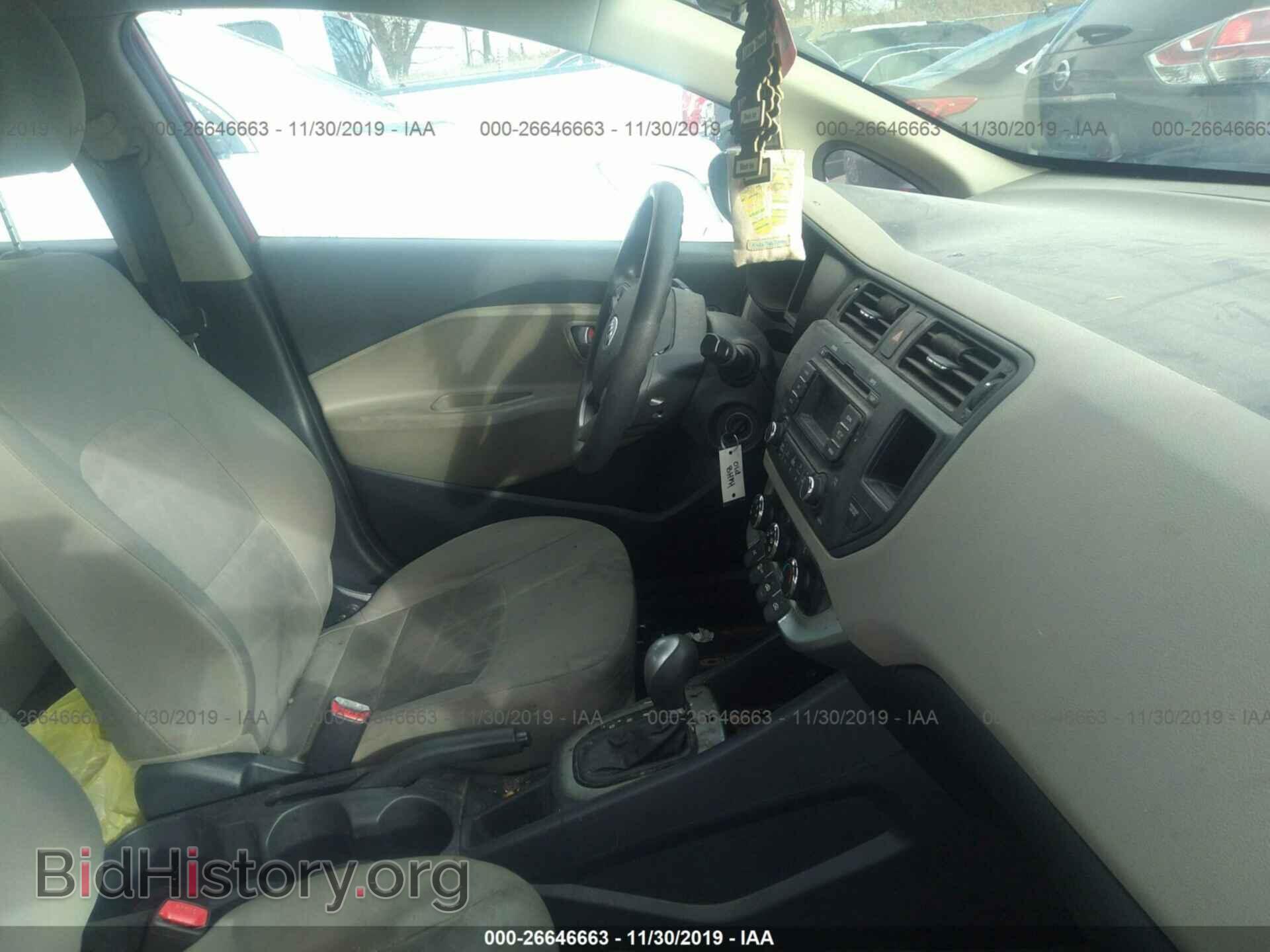2014 KIA RIO - VIN: KNADM4A35E6349078 - Фото 5
