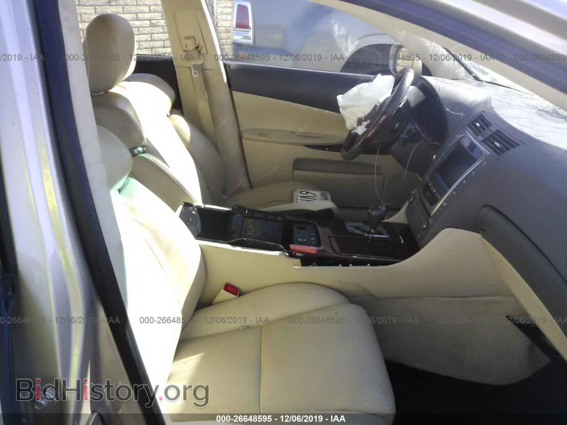 2011 LEXUS GS - VIN: JTHBE1KS6B0054239 - Фото 5