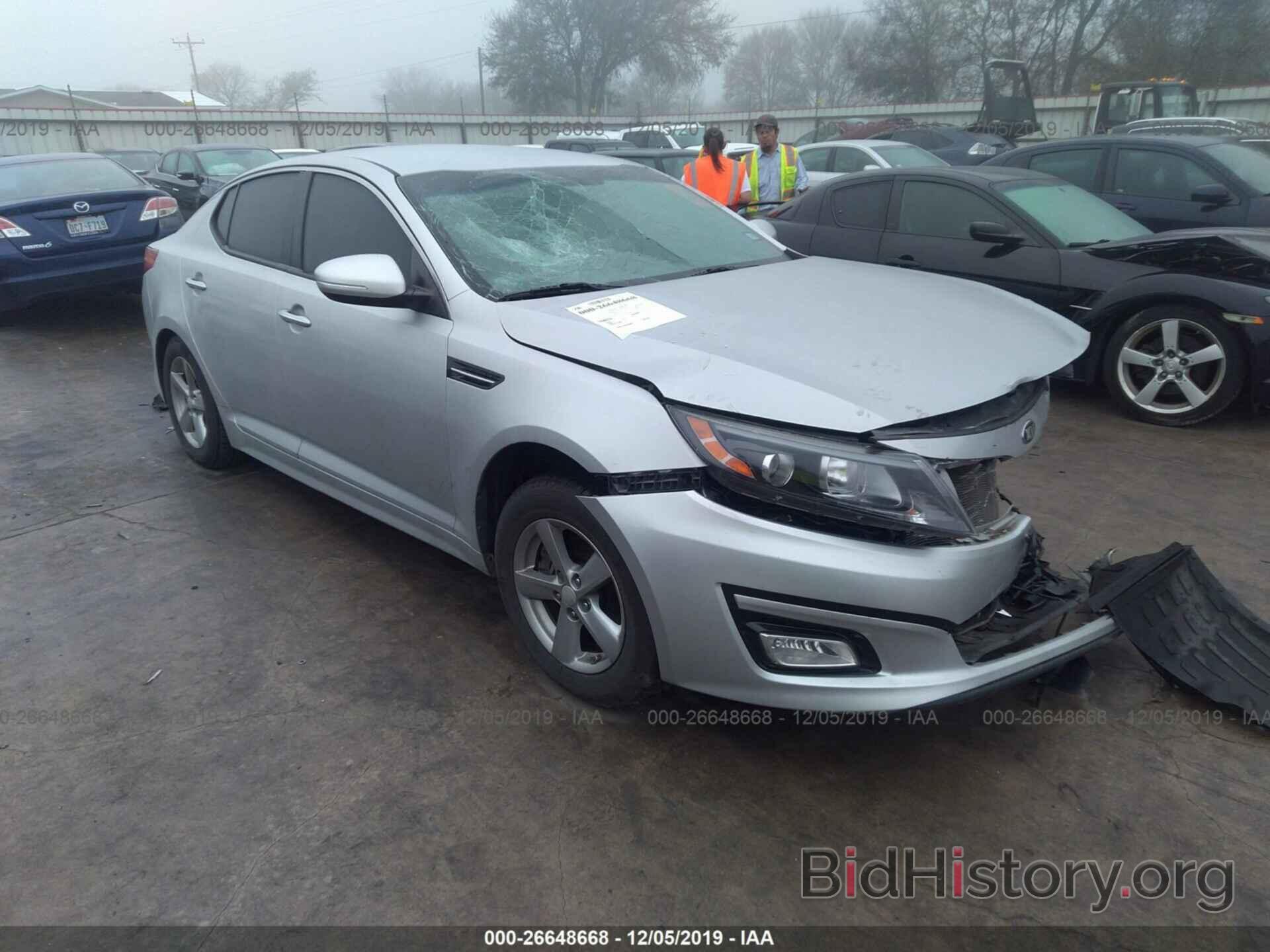 Фотография 5XXGM4A76FG430077 - KIA OPTIMA 2015