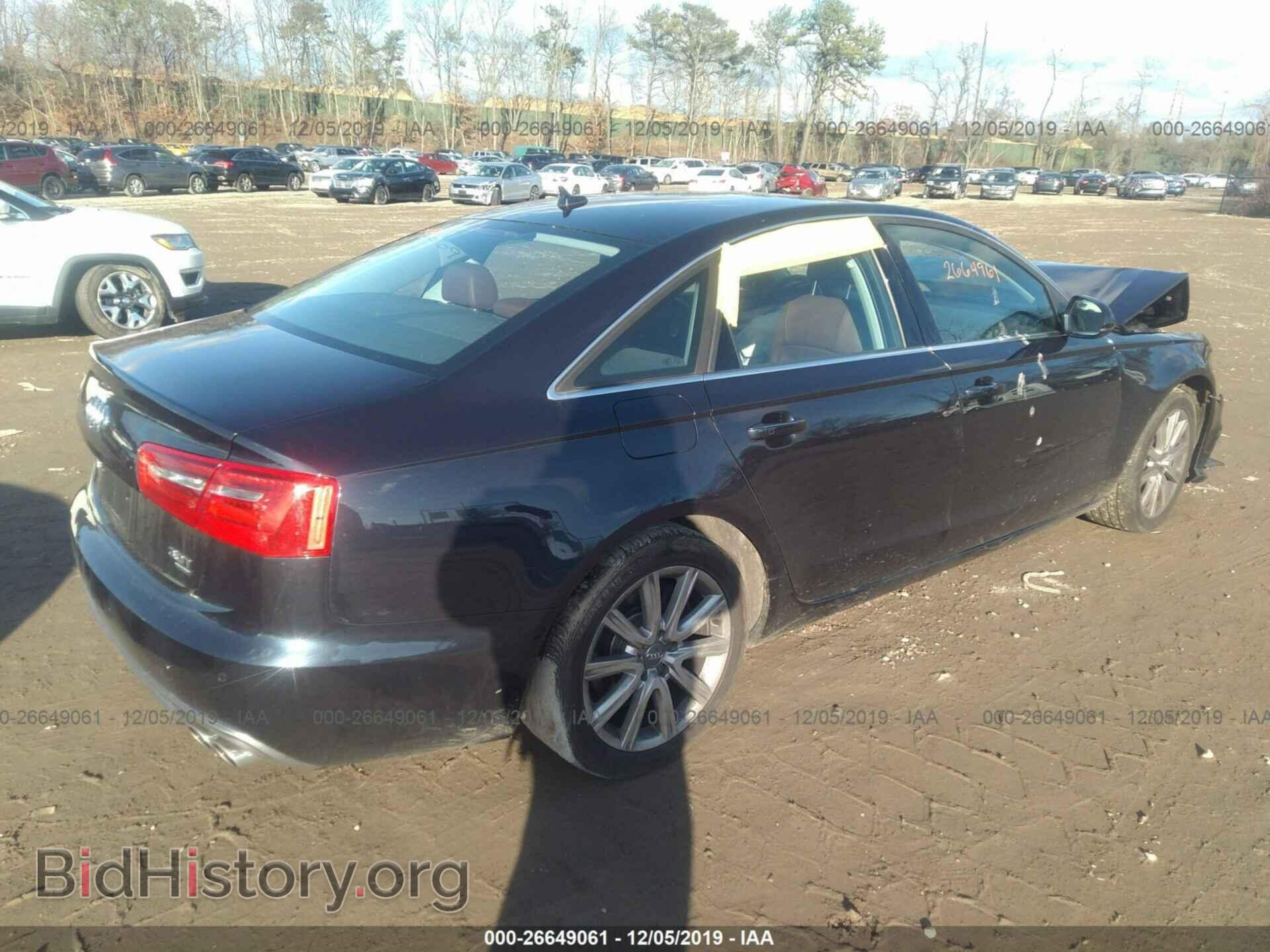 2013 AUDI A6 - VIN: WAUGGAFC3DN047532 - Фото 4