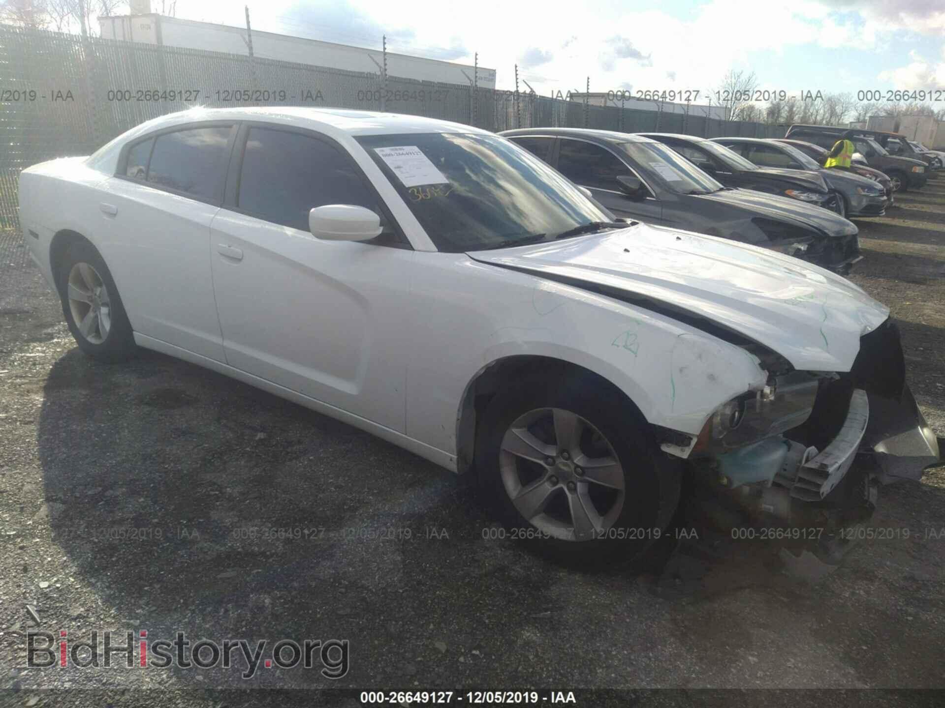 Photo 2C3CDXHG0DH716835 - DODGE CHARGER 2013