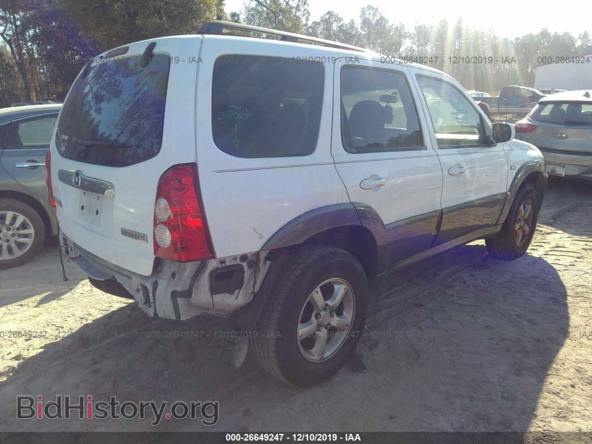 2005 MAZDA TRIBUTE - VIN: 4F2YZ04115KM30756 - Фото 4