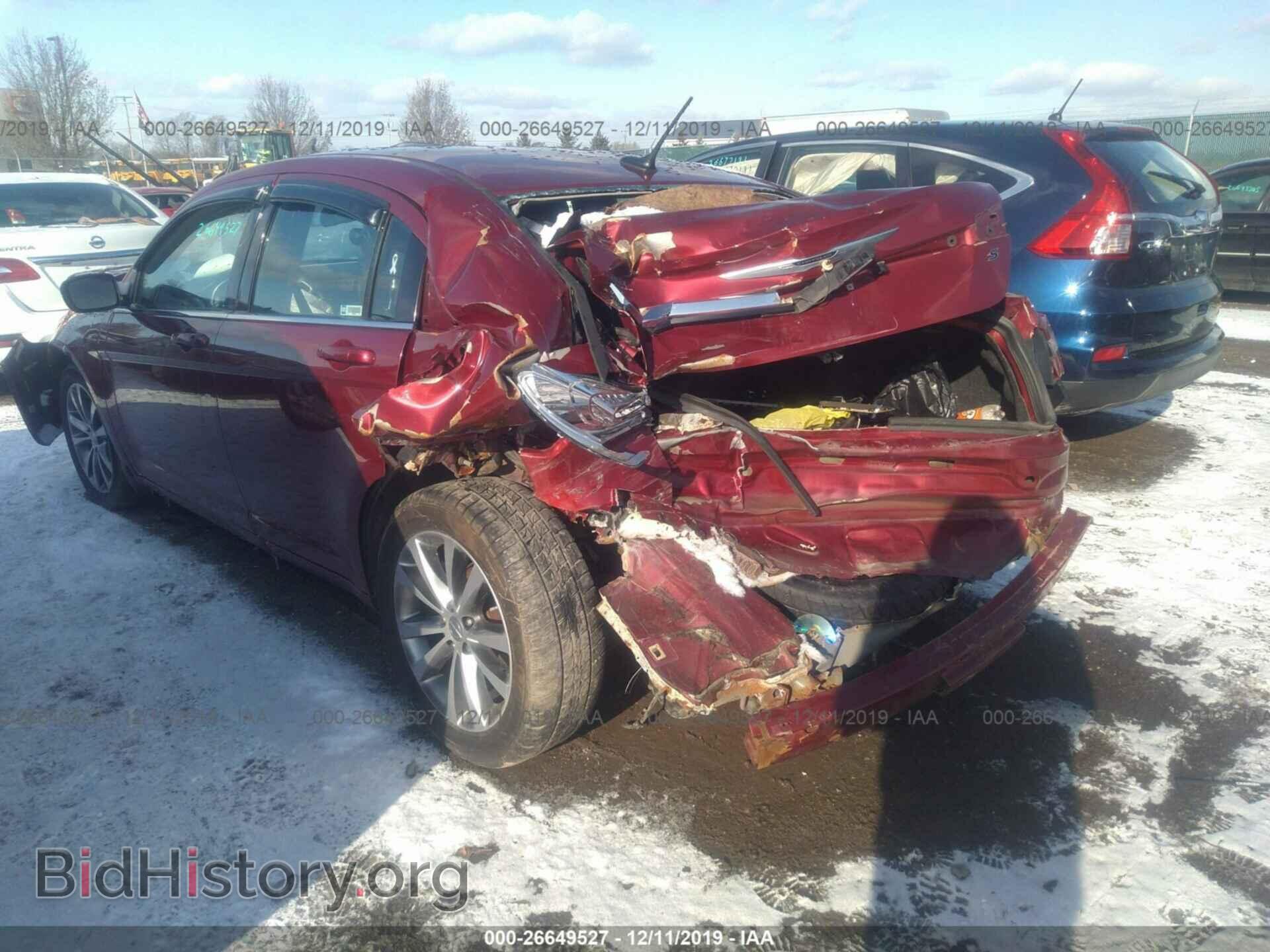 2012 CHRYSLER 200 - VIN: 1C3CCBHG7CN197617 - Фото 3