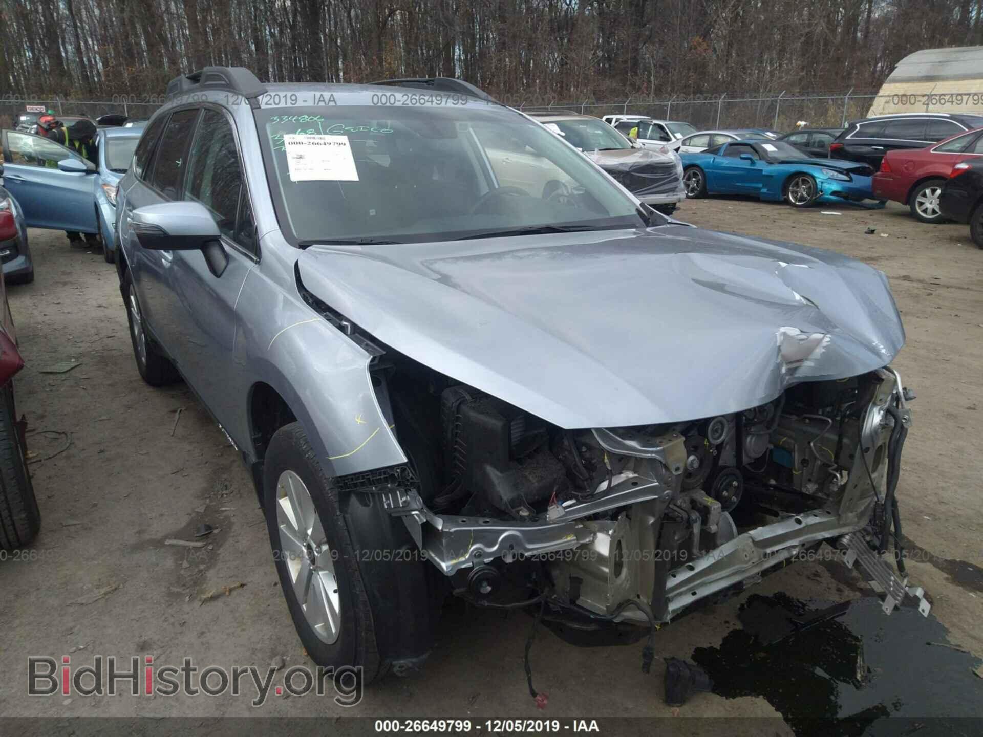 Фотография 4S4BSAFC8H3327066 - SUBARU OUTBACK 2017