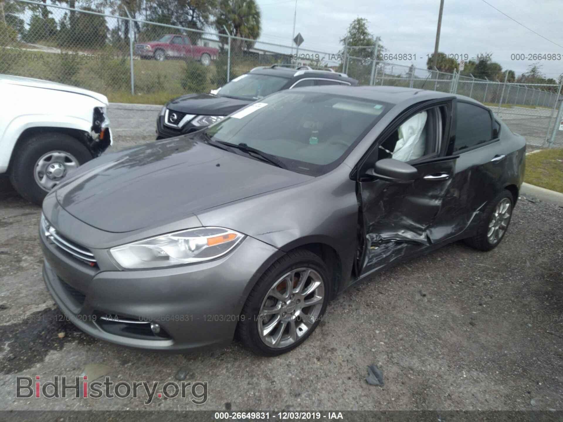 2013 DODGE DART - VIN: 1C3CDFCA5DD320233 - Фото 2