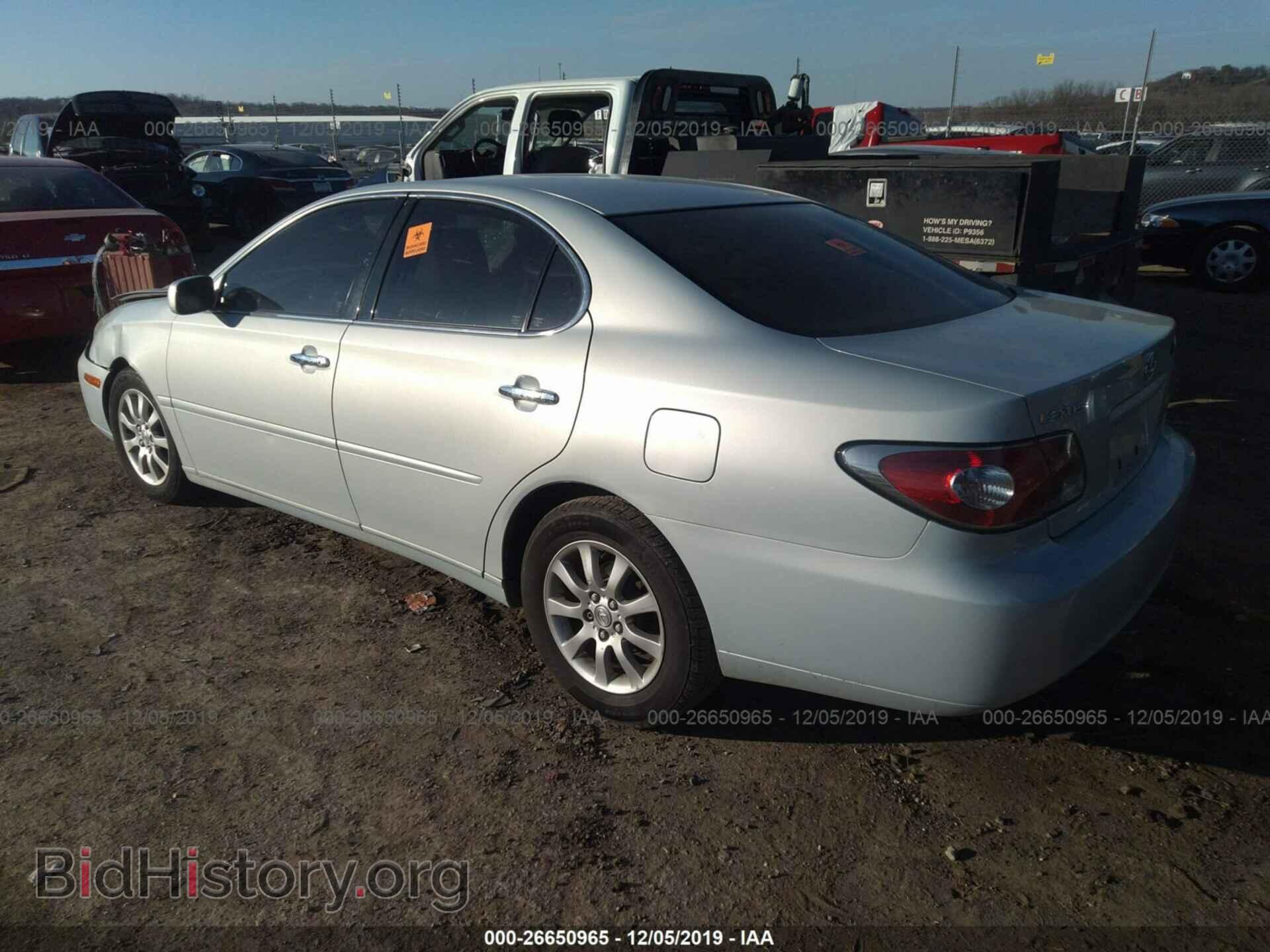 2004 LEXUS ES - VIN: JTHBA30G245030225 - Фото 3