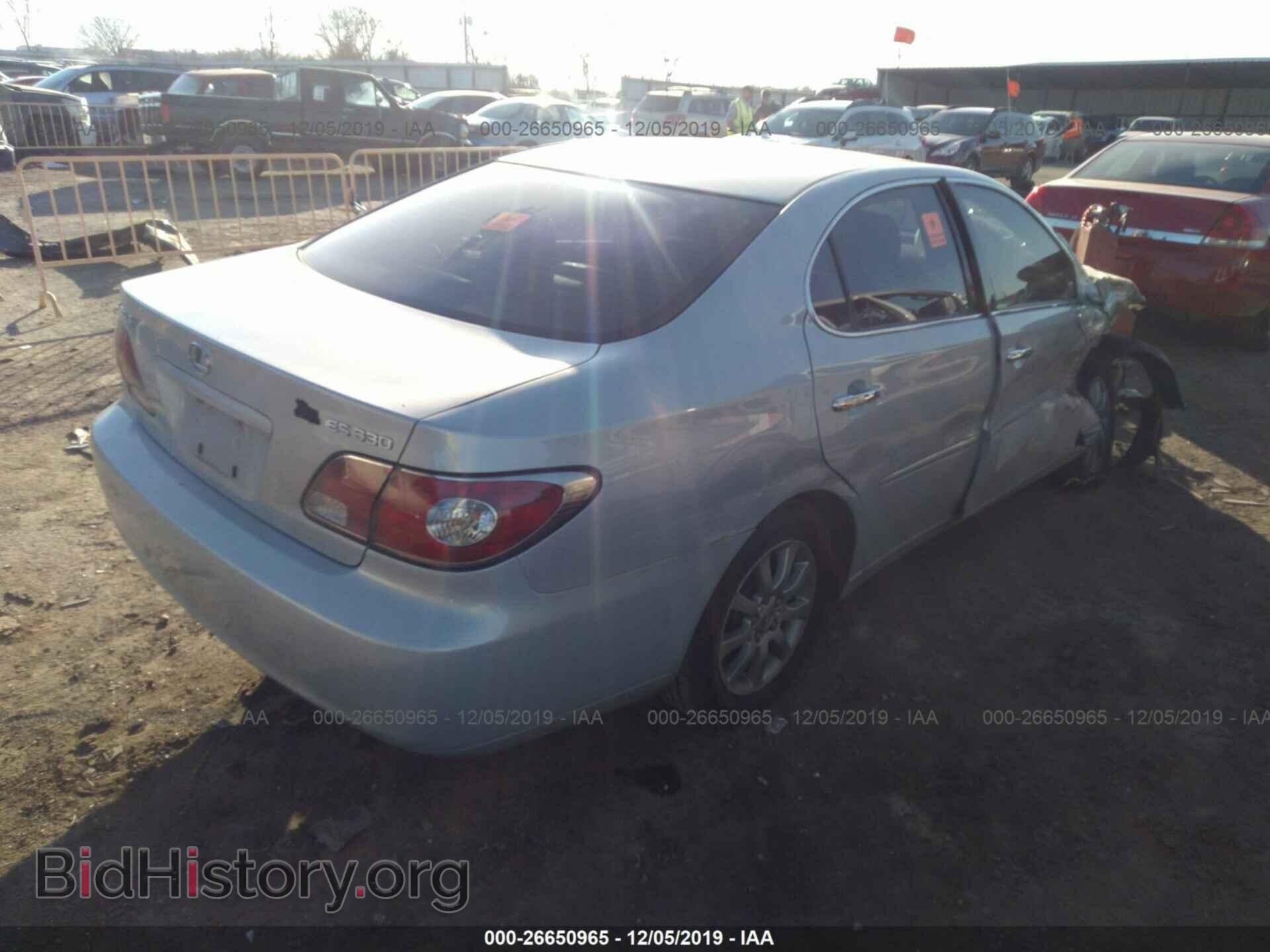 2004 LEXUS ES - VIN: JTHBA30G245030225 - Фото 4