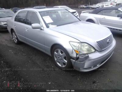 2004 Lexus LS 430, серебристый — VIN JTHBN36F540135471, IAAI