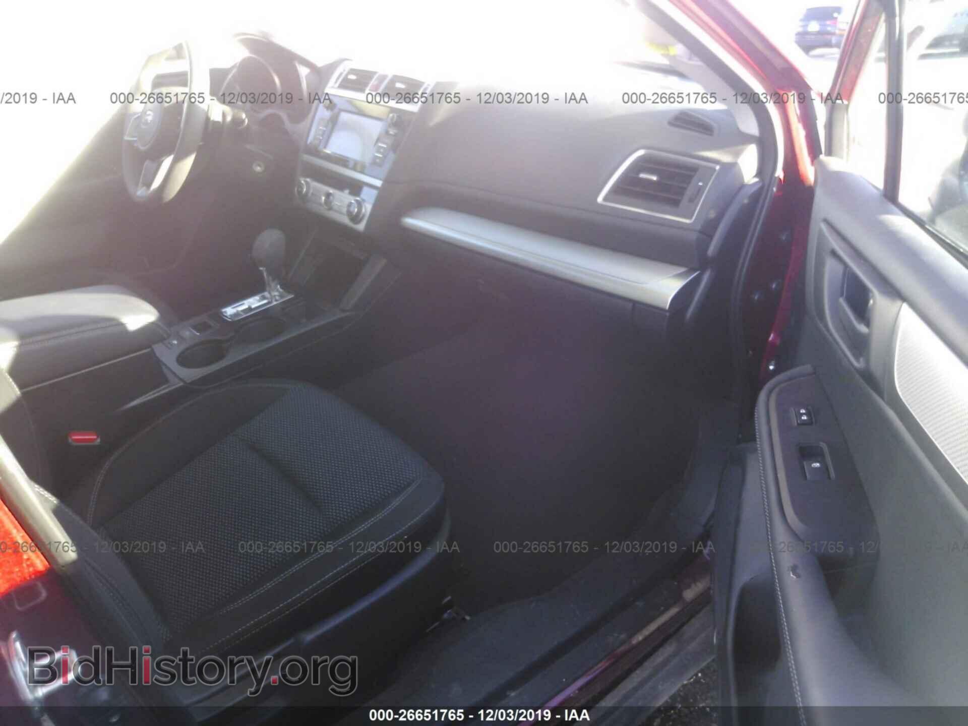 2018 SUBARU OUTBACK - VIN: 4S4BSAAC0J3312221 - Фото 5