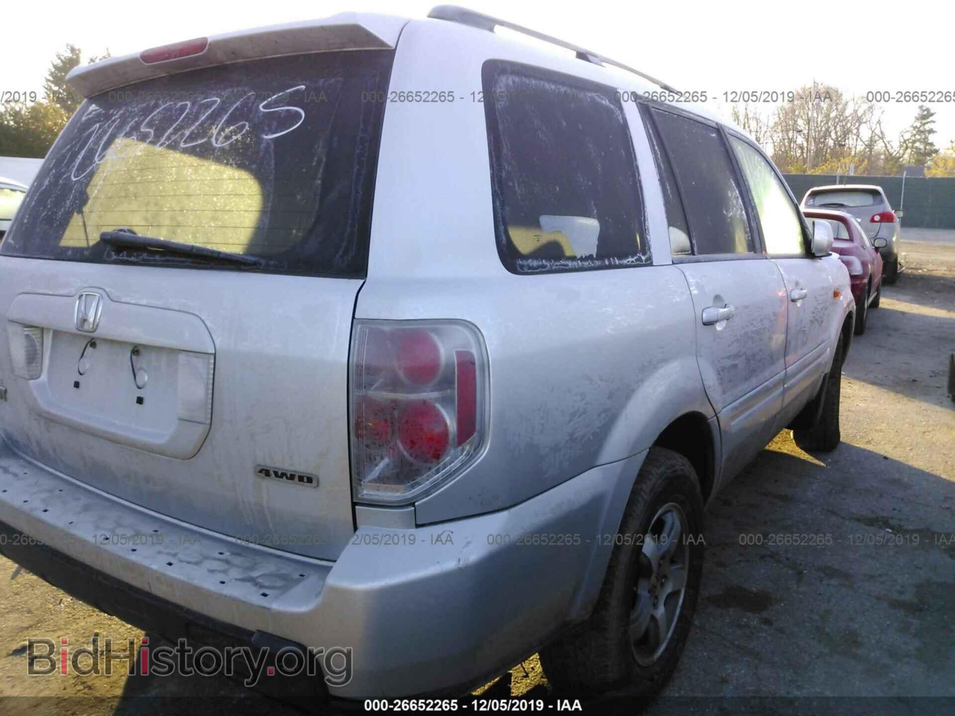 2006 HONDA PILOT - VIN: 2HKYF18606H559480 - Фото 4