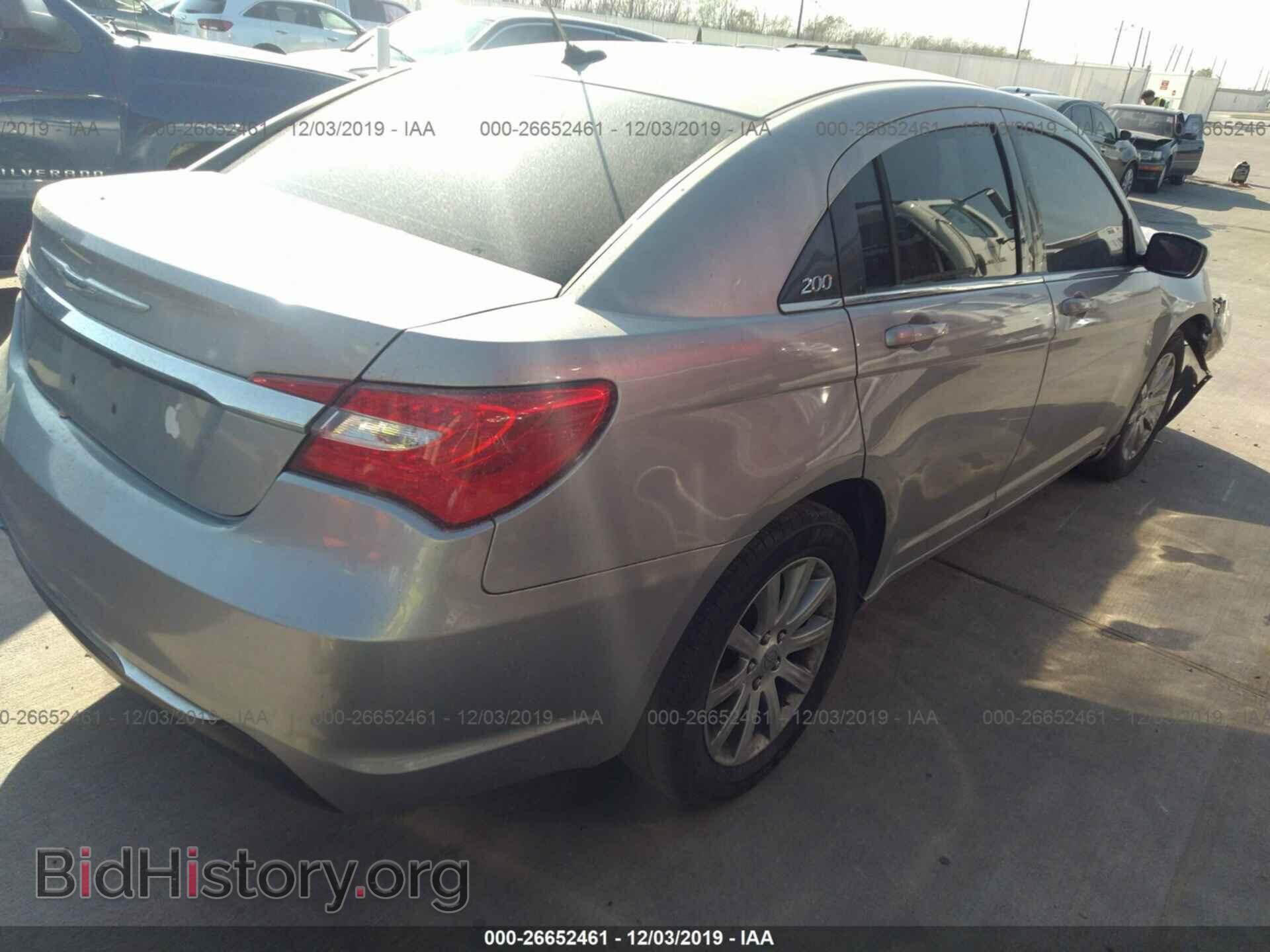 2013 CHRYSLER 200 - VIN: 1C3CCBBG9DN527123 - Фото 4