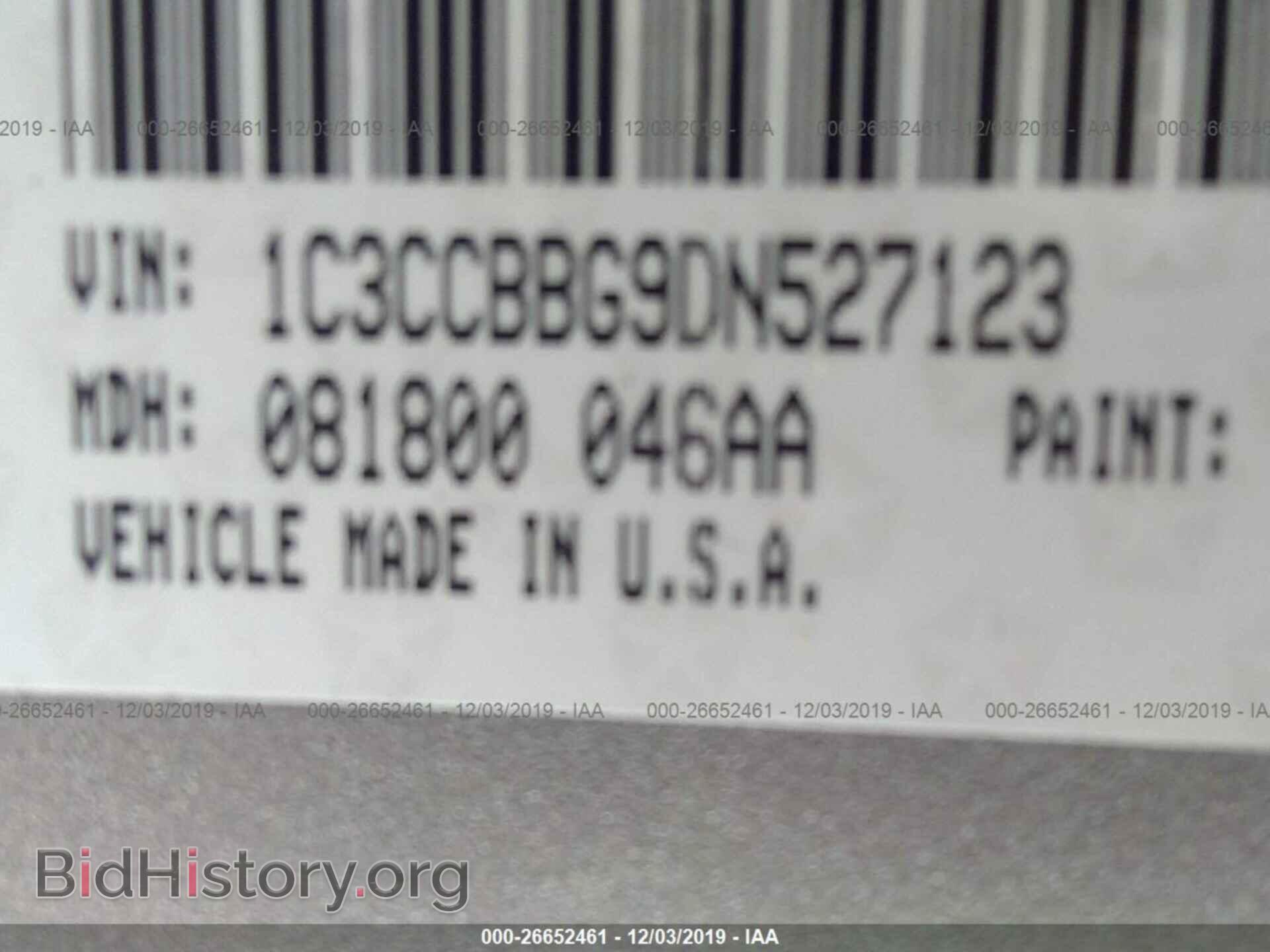2013 CHRYSLER 200 - VIN: 1C3CCBBG9DN527123 - Фото 9
