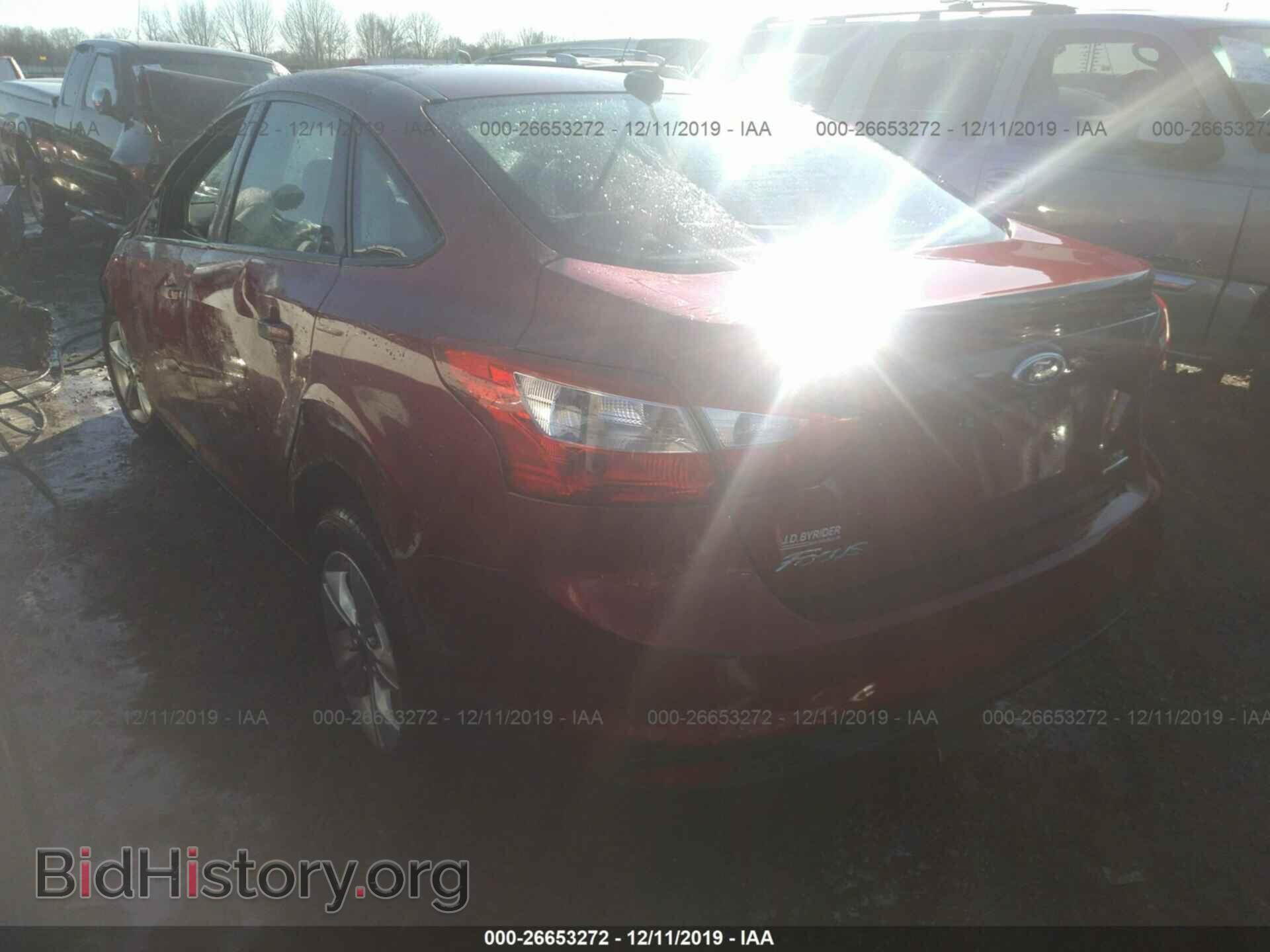 2013 FORD FOCUS - VIN: 1FADP3F2XDL237452 - Фото 3