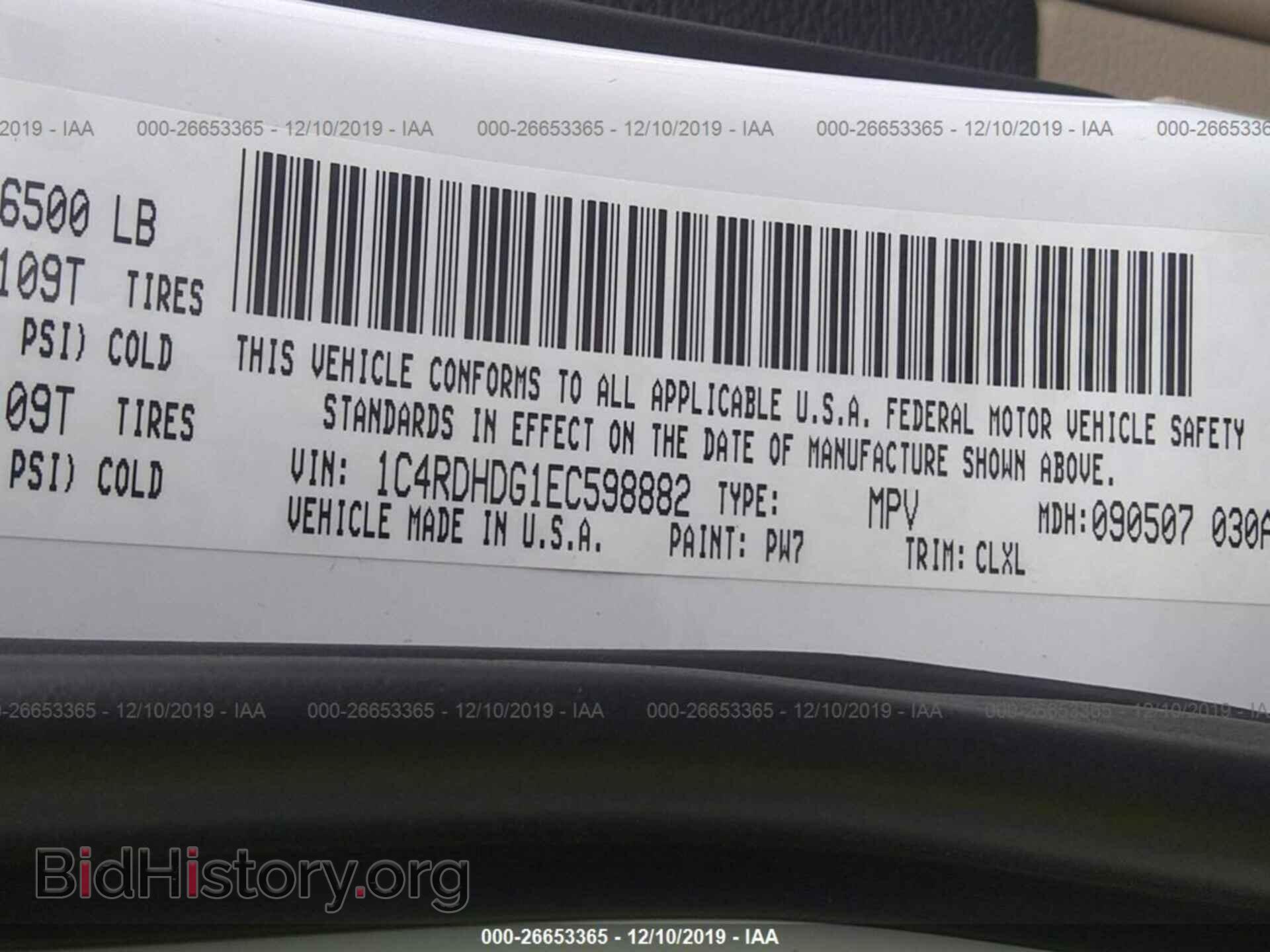 2014 DODGE DURANGO - VIN: 1C4RDHDG1EC598882 - Фото 9