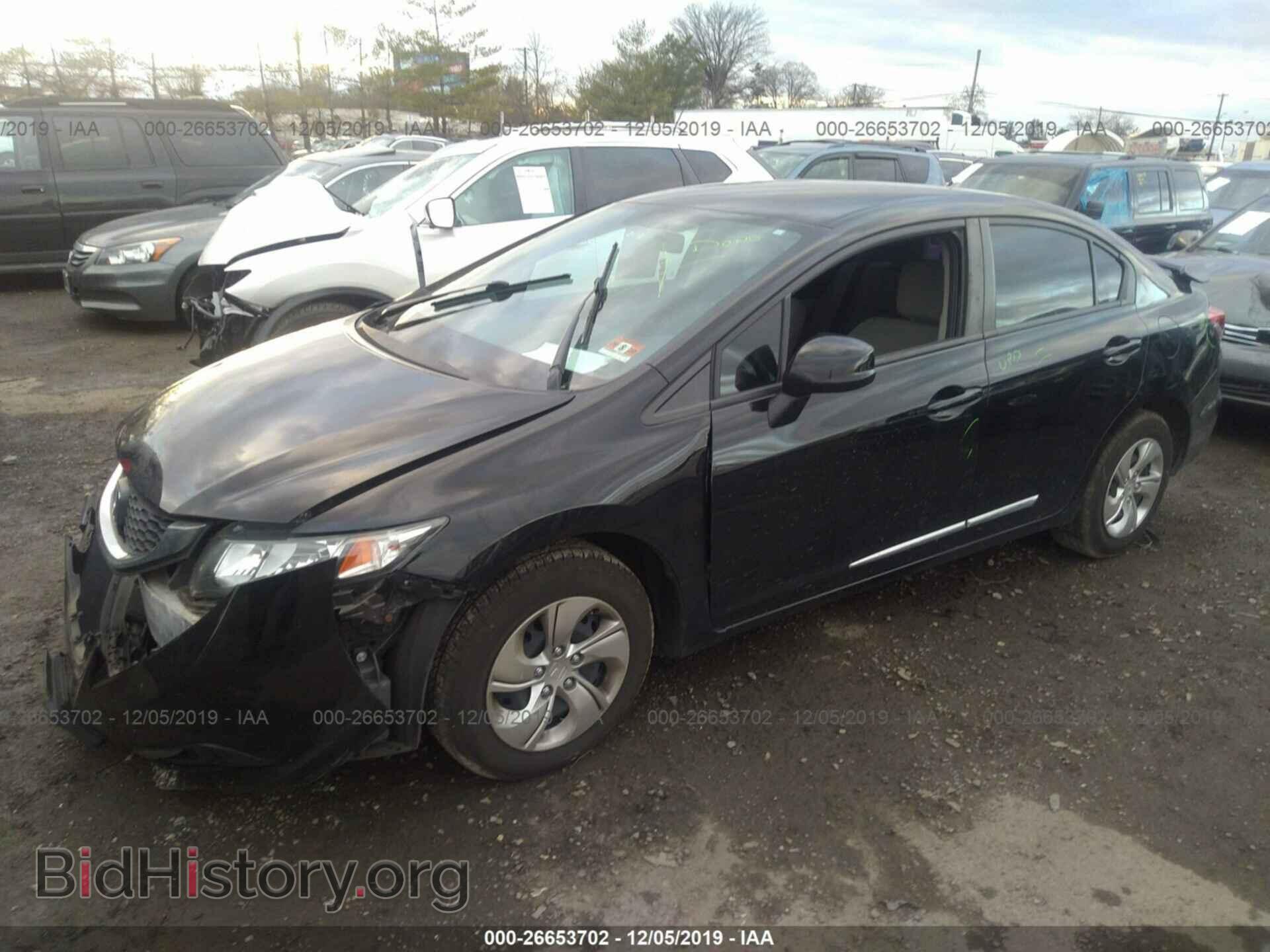 2013 Honda Civic - VIN: 19XFB2F52DE264238 - Фото 2