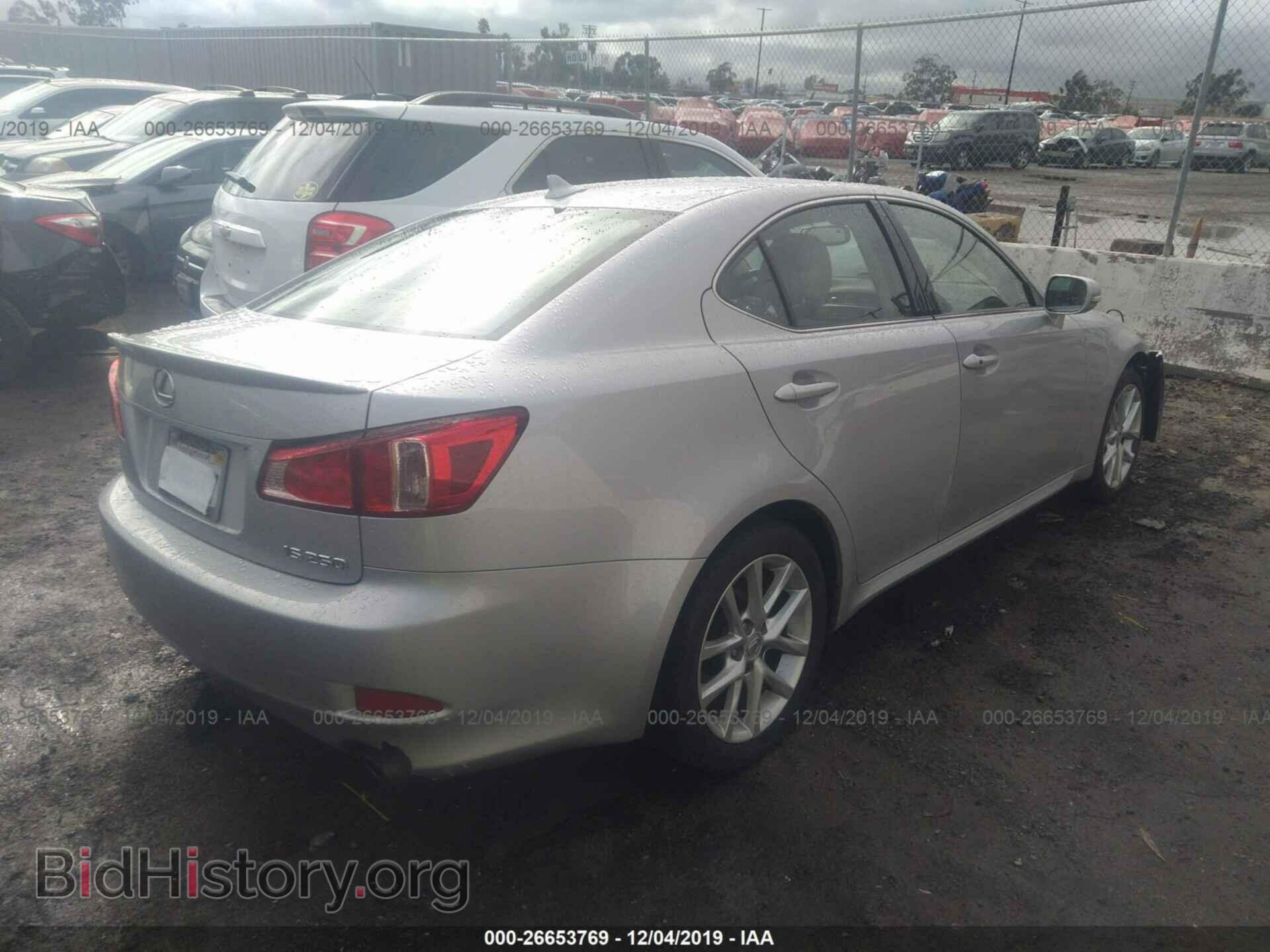 2012 LEXUS IS - VIN: JTHBF5C26C5173237 - Фото 4