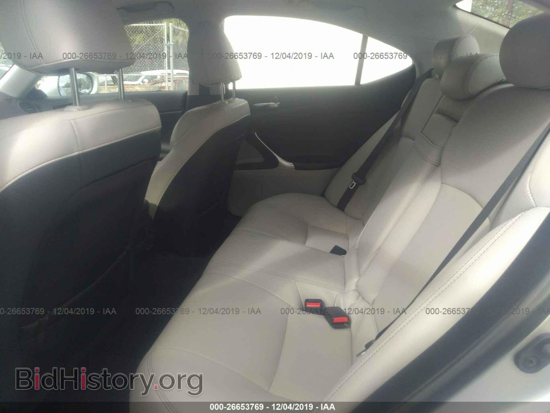 2012 LEXUS IS - VIN: JTHBF5C26C5173237 - Фото 8