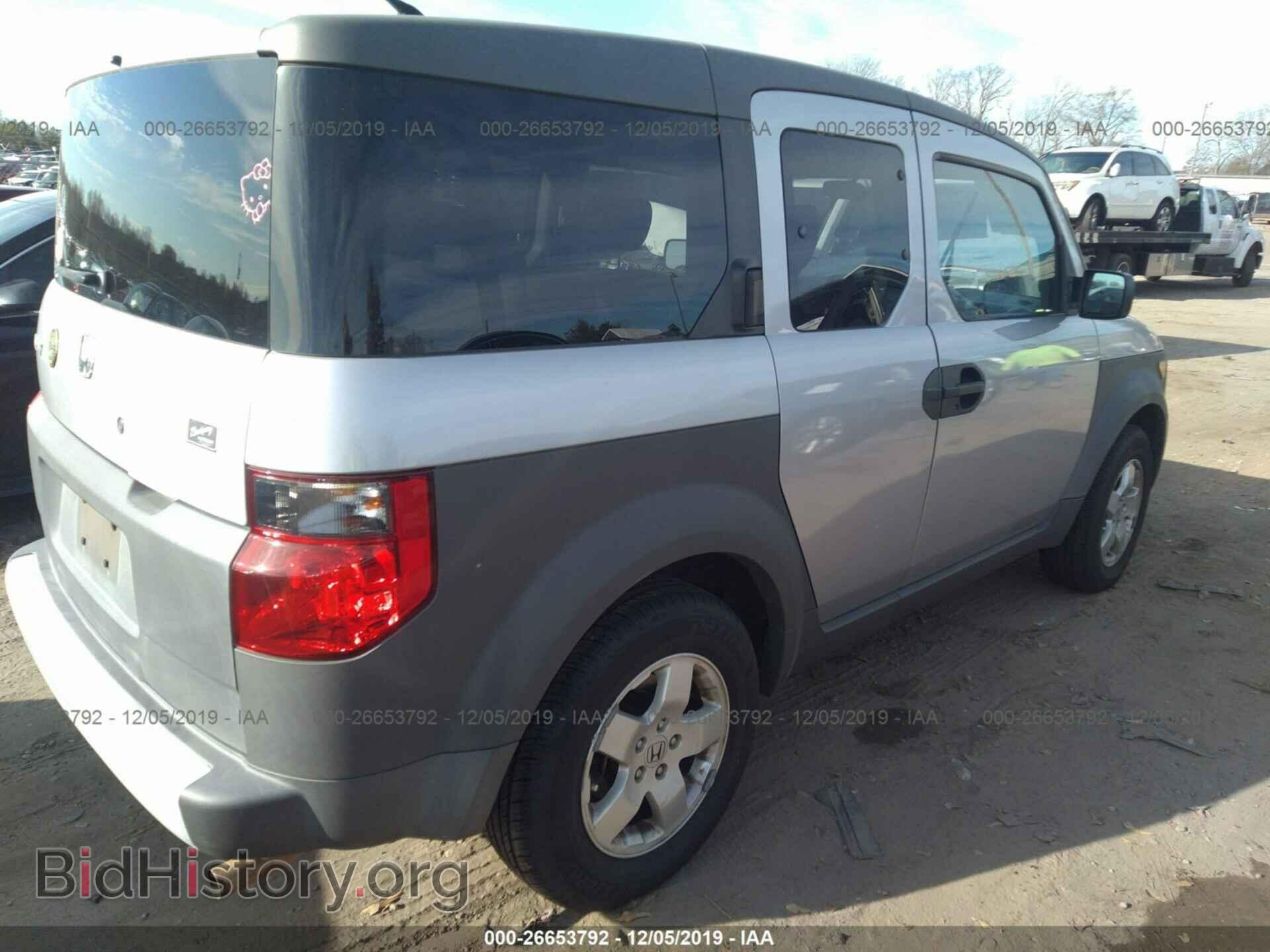 2003 HONDA ELEMENT - VIN: 5J6YH28583L011638 - Фото 4