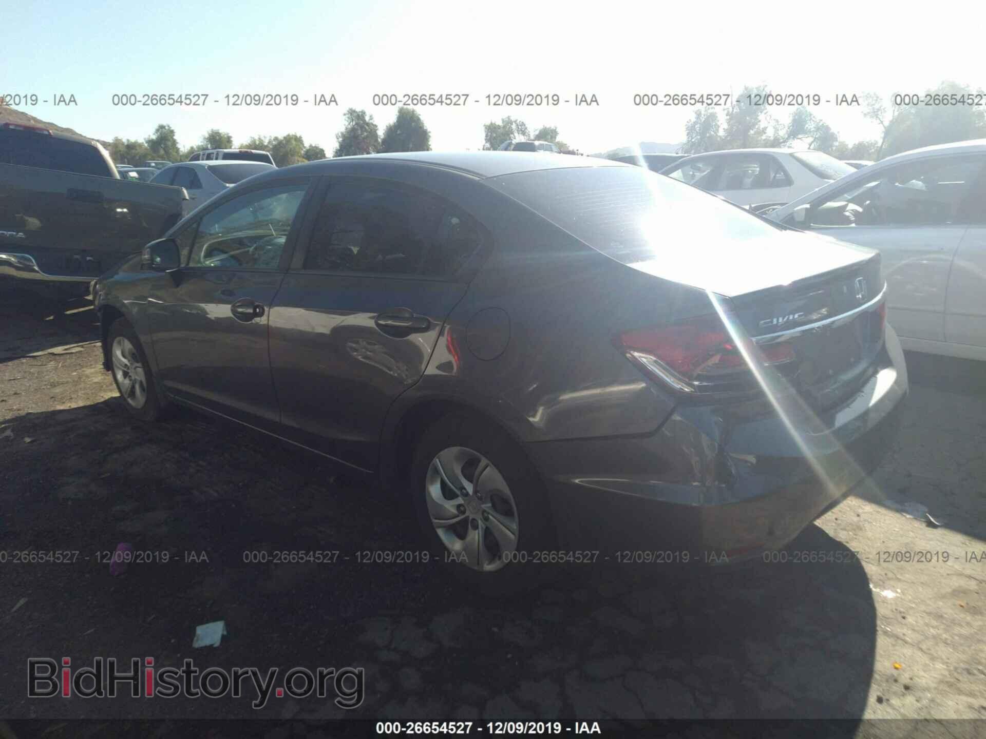 2013 HONDA CIVIC - VIN: 19XFB2F52DE260612 - Фото 3