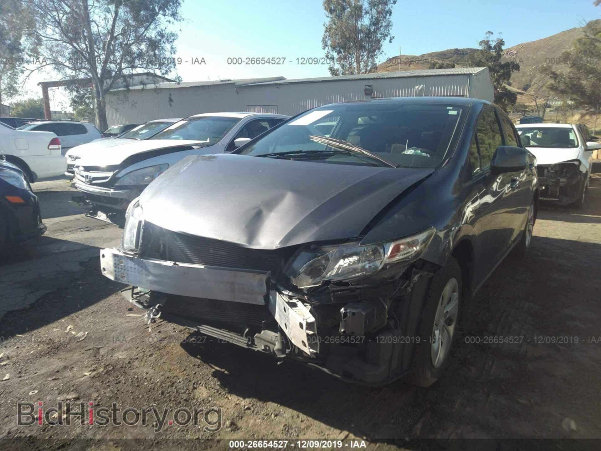 2013 HONDA CIVIC - VIN: 19XFB2F52DE260612 - Фото 6